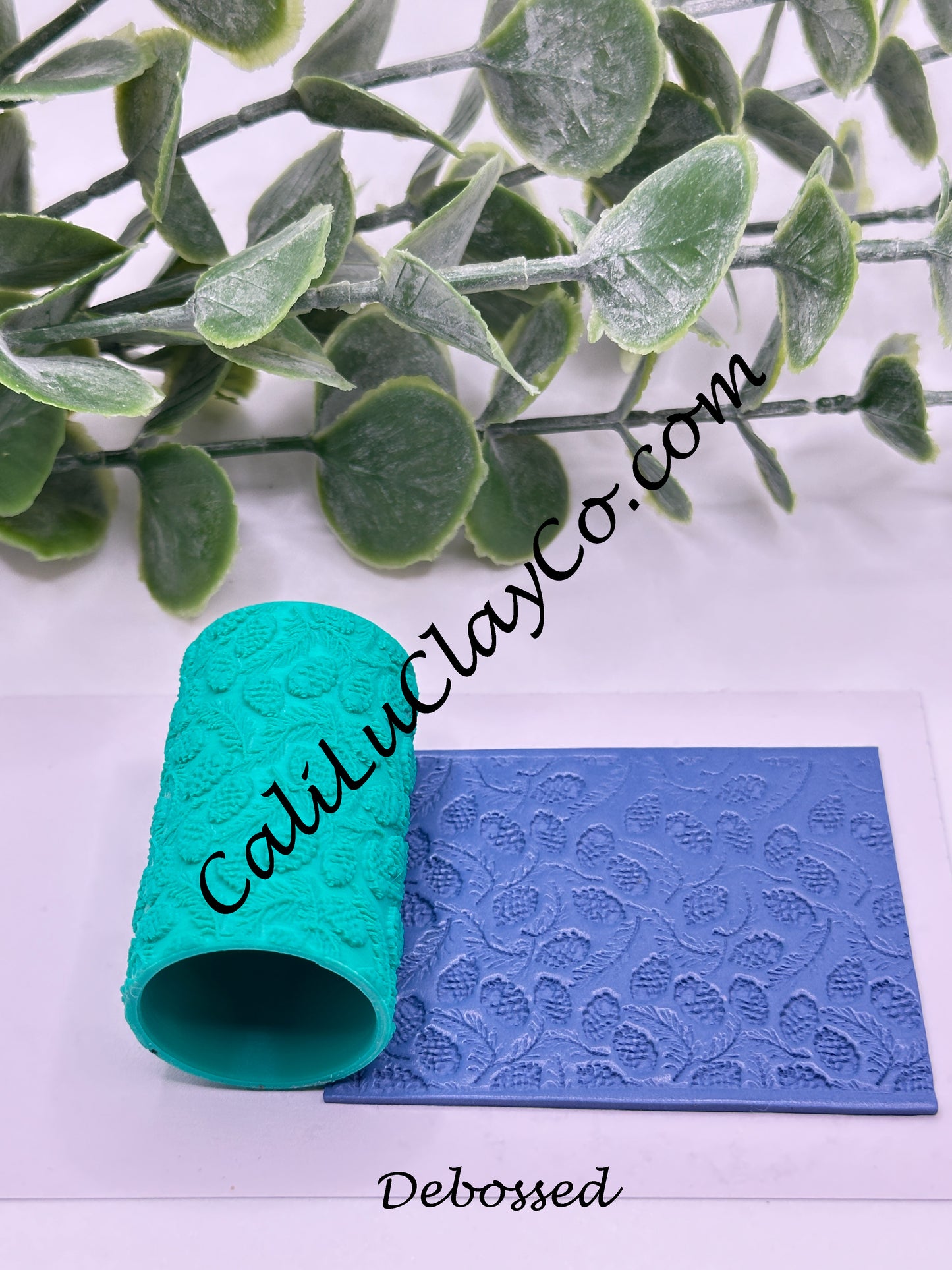 Pinecones & Pineneedles Texture Roller for Polymer Clay/Fondant/Cookie Dough