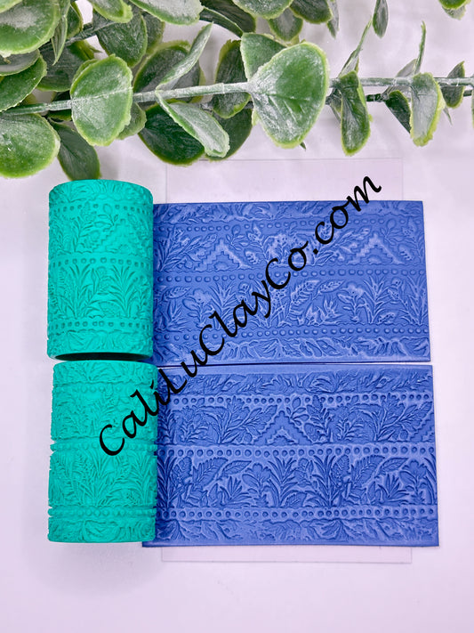 Foliage Border Texture Roller for Polymer Clay/Fondant/Cookie Dough