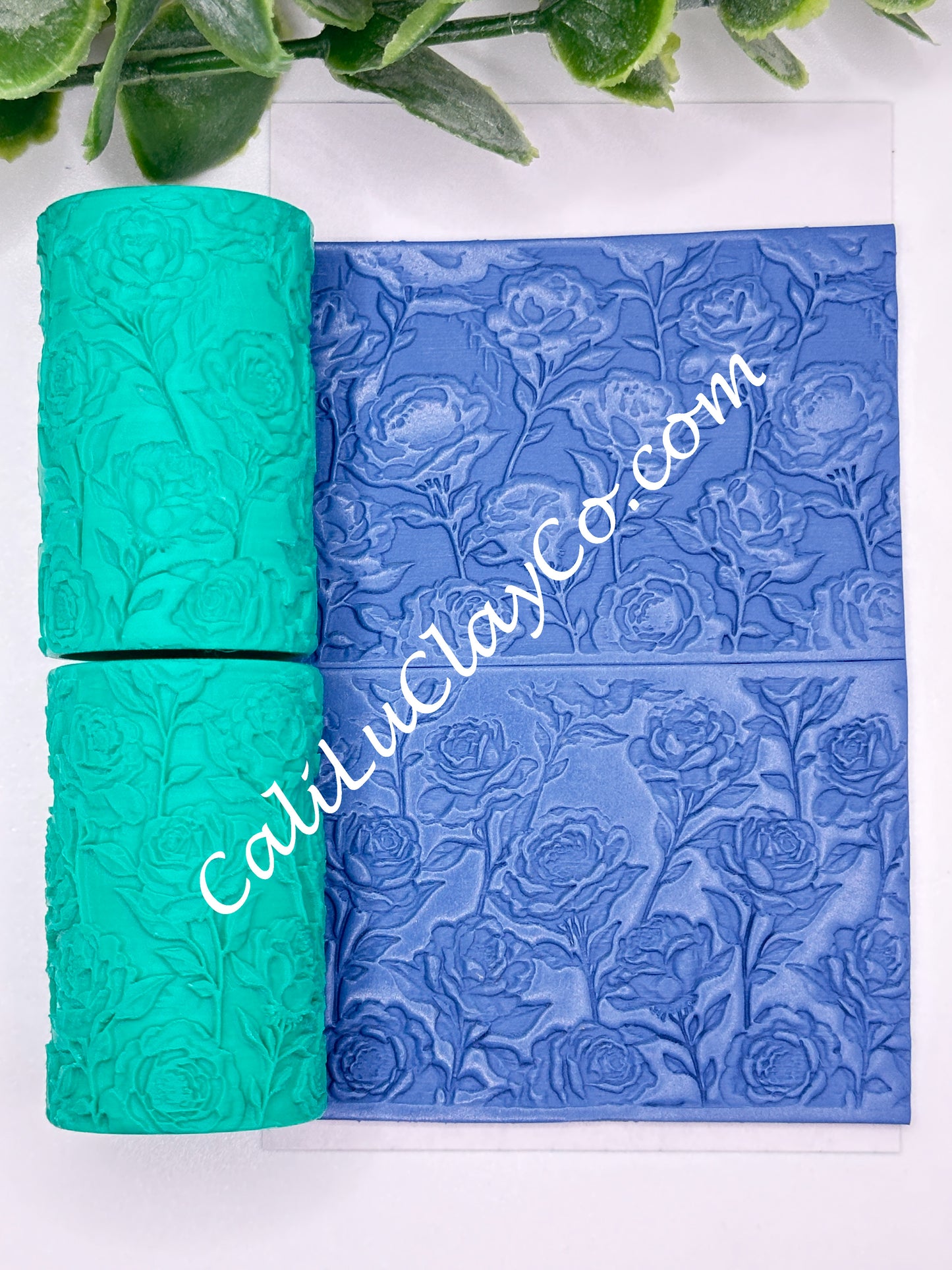 Intricate Roses Texture Roller for Polymer Clay/Fondant/Cookie Dough