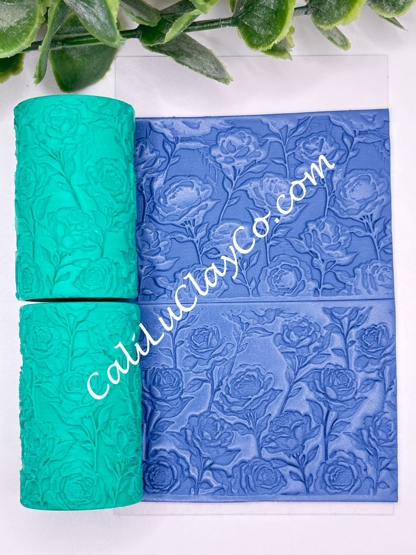 Intricate Roses Texture Roller for Polymer Clay/Fondant/Cookie Dough