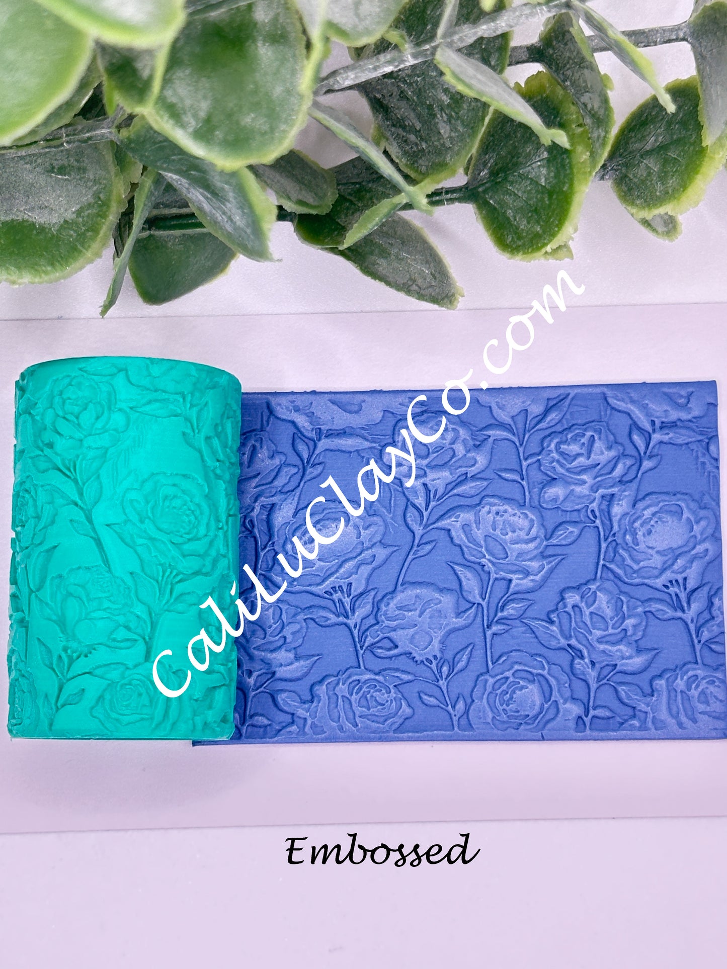 Intricate Roses Texture Roller for Polymer Clay/Fondant/Cookie Dough