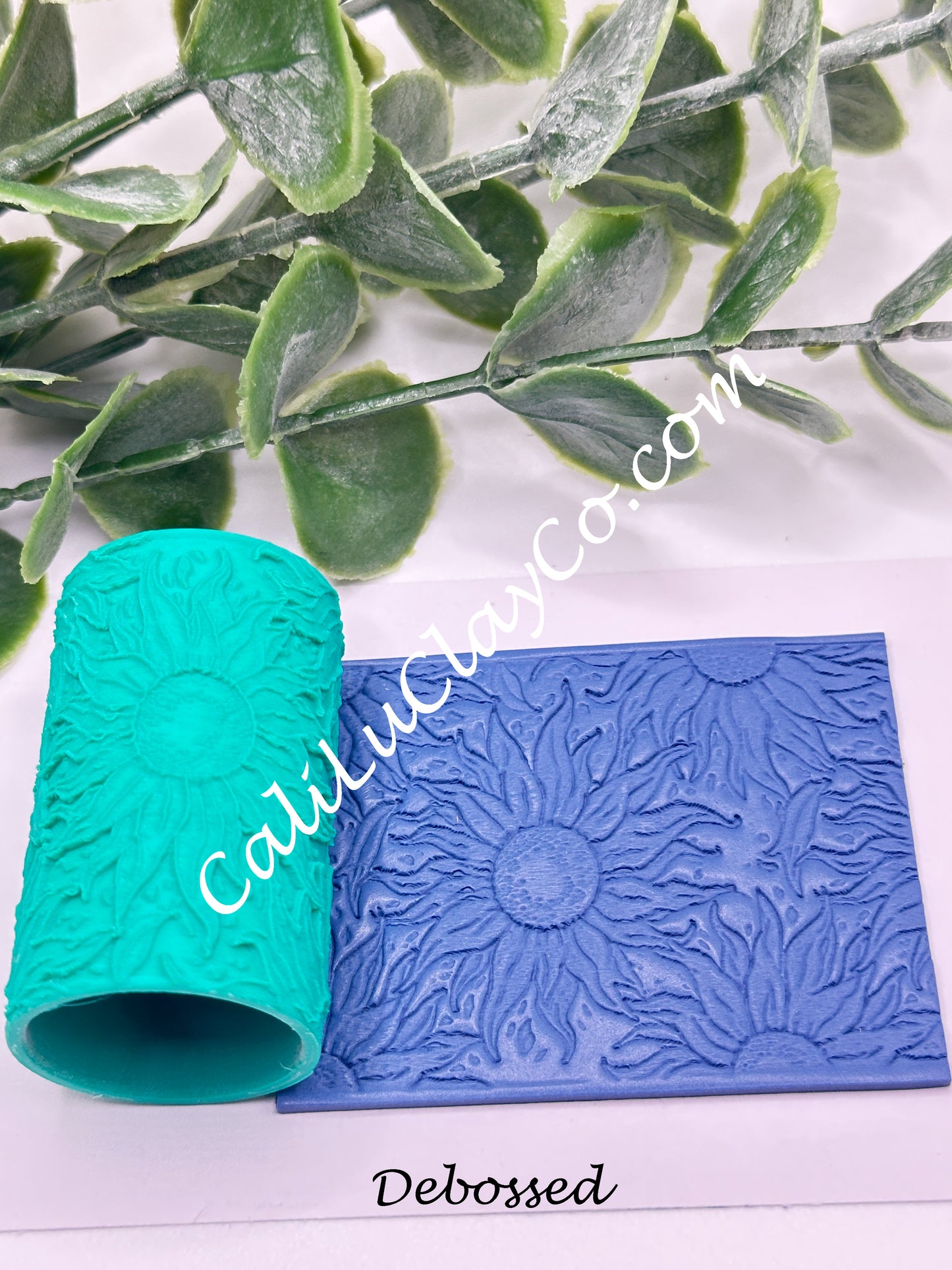 Flowy Sunflower Texture Roller for Polymer Clay/Fondant/Cookie Dough