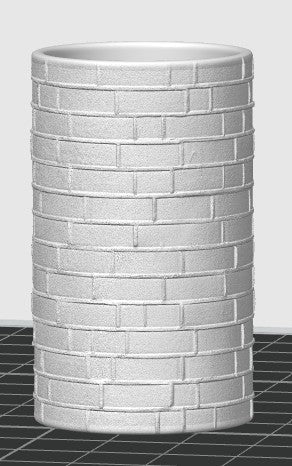 Brick Polymer Clay/Cookie Dough Texture Roller