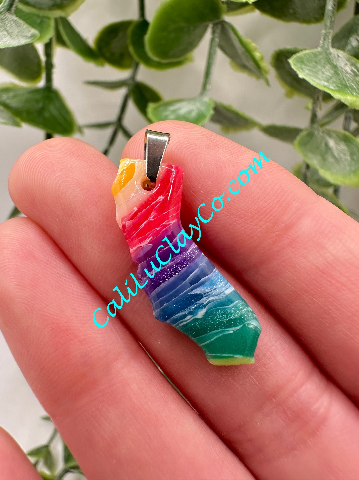 Rainbow California Pendant #3