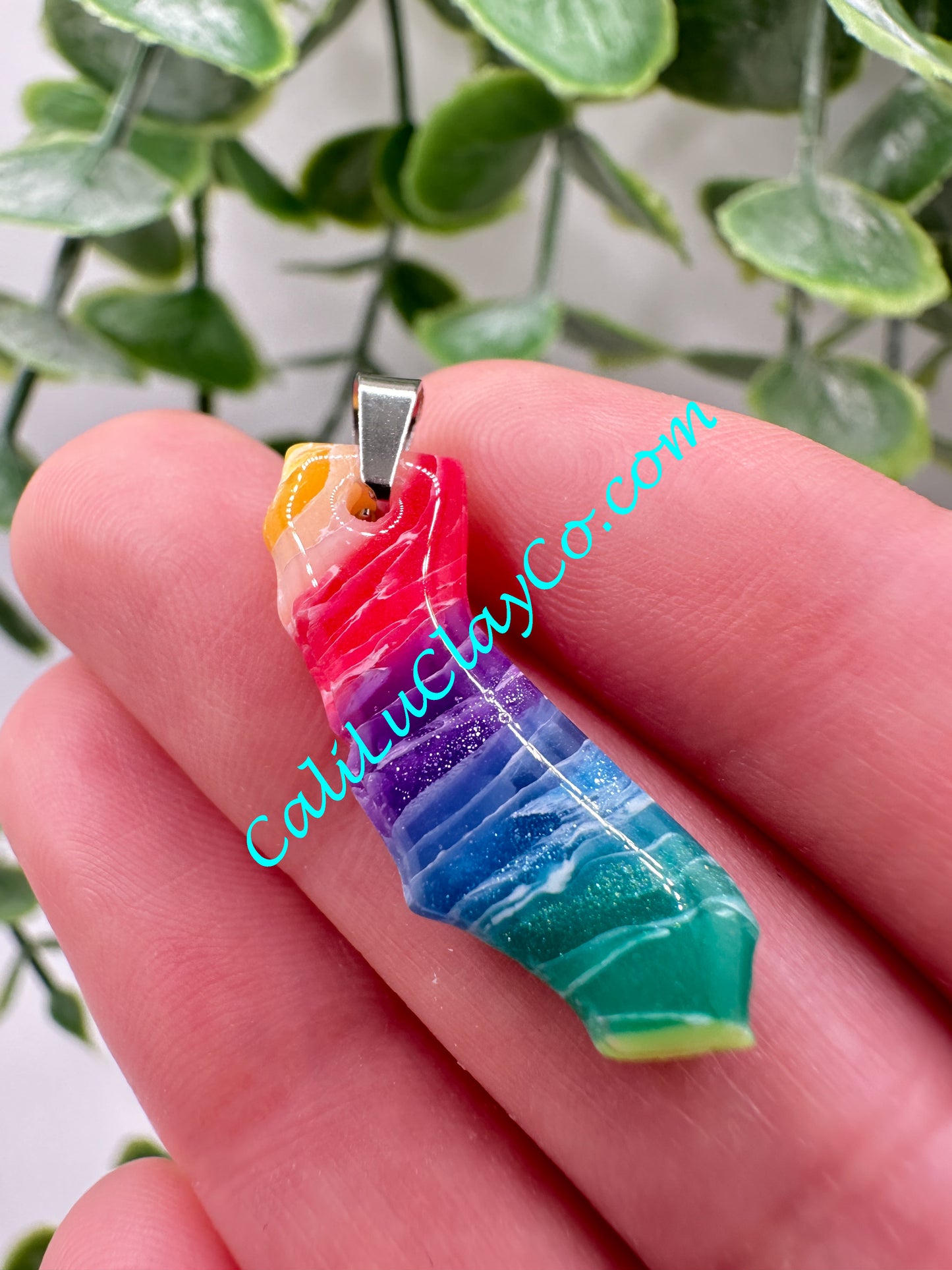 Rainbow California Pendant #3