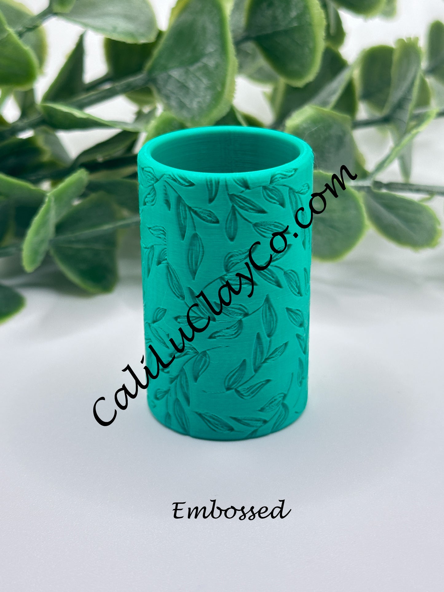 Flowy Leaves Polymer Clay / Cookie Dough Texture Roller