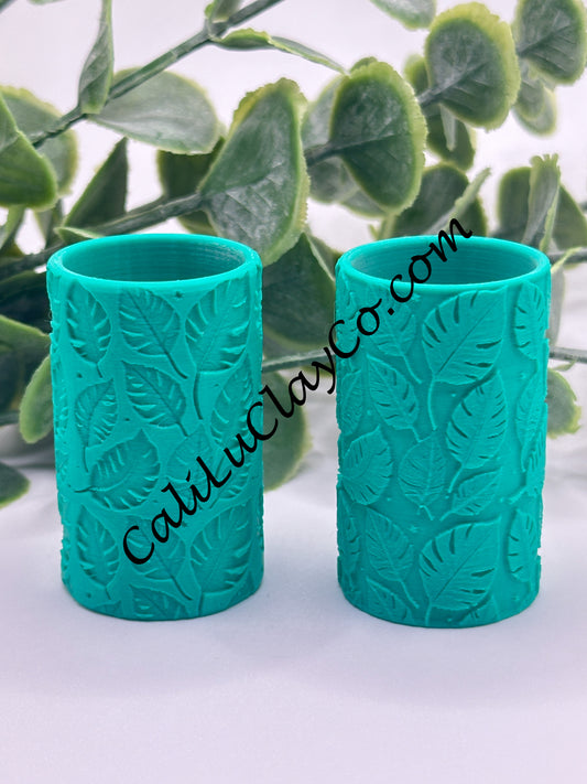 Monstera Leaves Pattern Polymer Clay / Cookie Dough Texture Roller