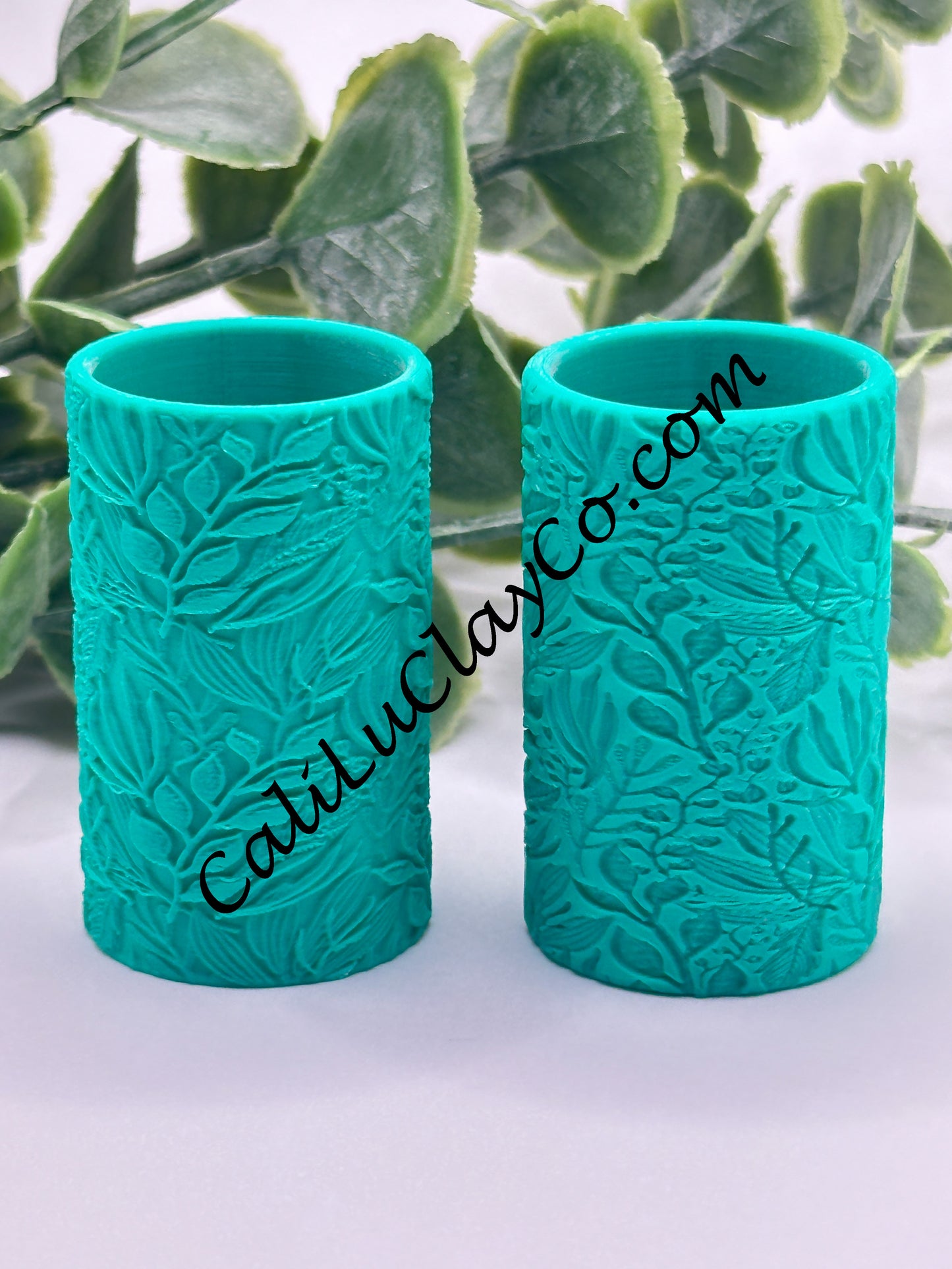 Beautiful Foliage Polymer Clay / Cookie Dough Texture Roller