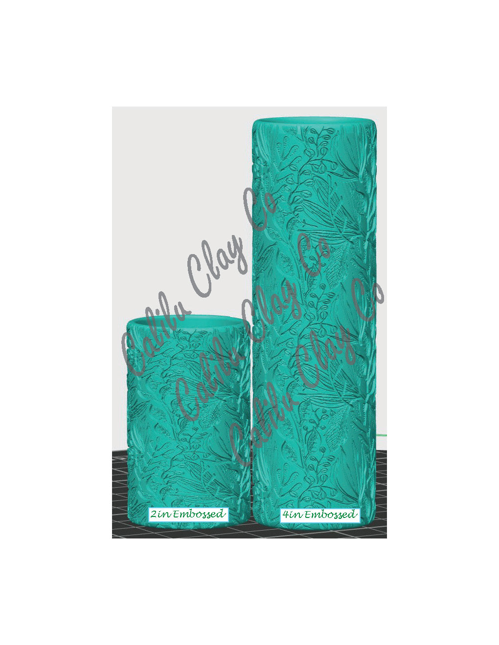Beautiful Foliage Polymer Clay / Cookie Dough Texture Roller