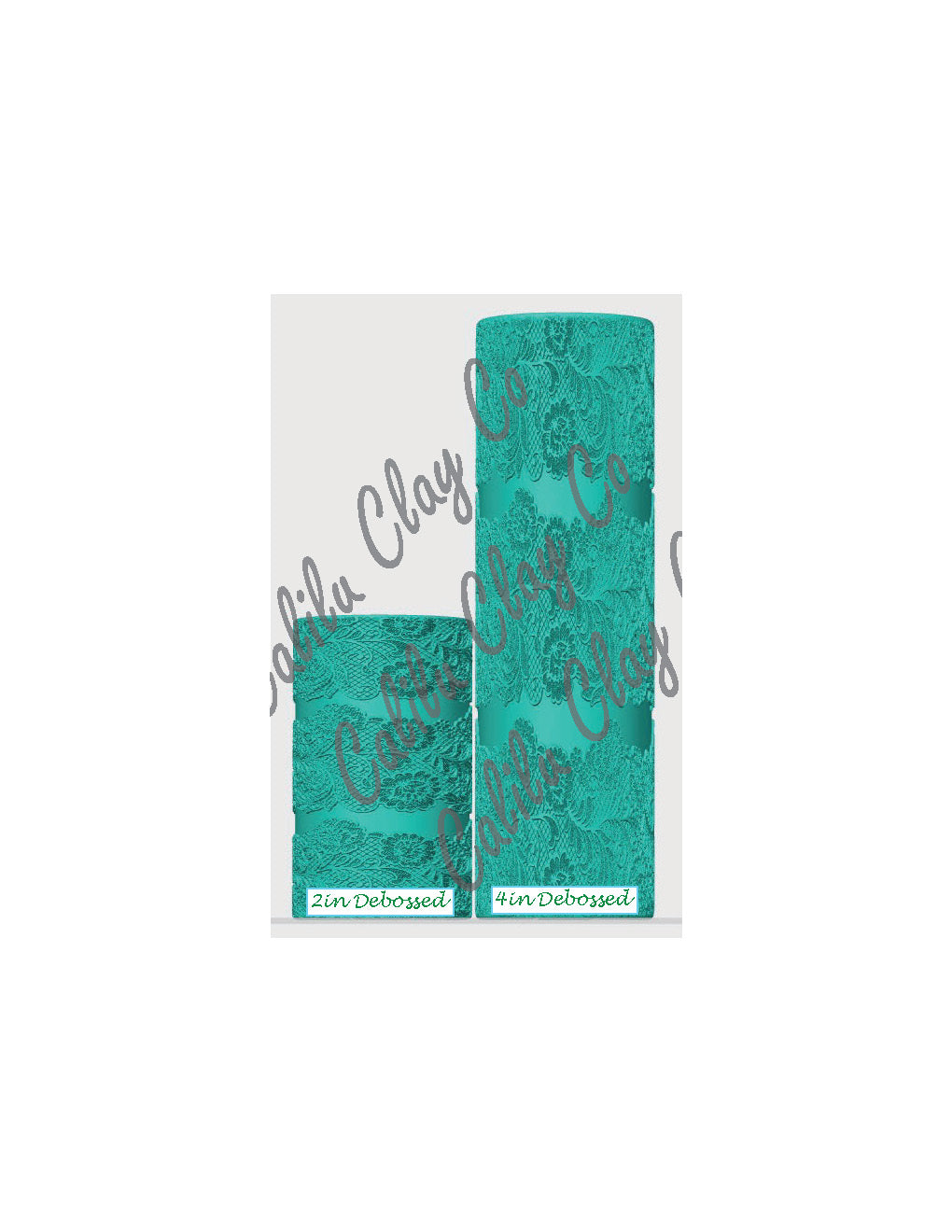 Floral Lace #2 Texture Roller for Polymer Clay/Fondant/Cookie Dough