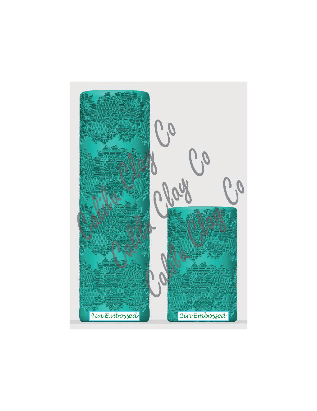 Floral Lace #1 Texture Roller for Polymer Clay/Fondant/Cookie Dough