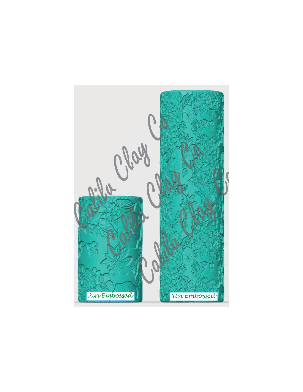 Hydrangeas Floral Polymer Clay / Cookie Dough Texture Roller