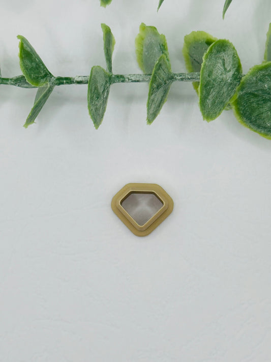 Diamond Stone Shaped Cookie Cutter / Clay Cutter