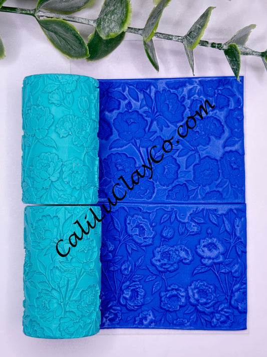 Floral Bouquet Texture Roller for Polymer Clay/Fondant/Cookie Dough