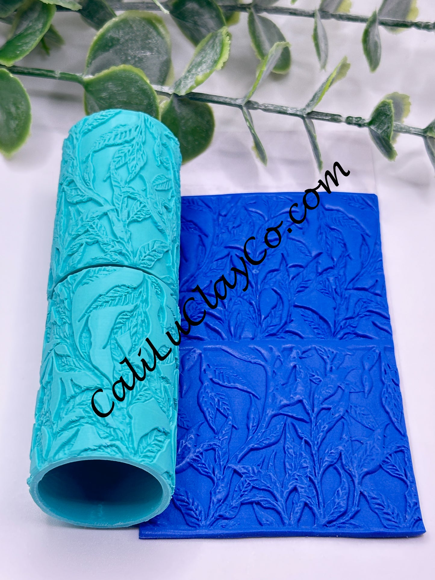 Flowy Foliage 2 Texture Roller for Polymer Clay/Fondant/Cookie Dough