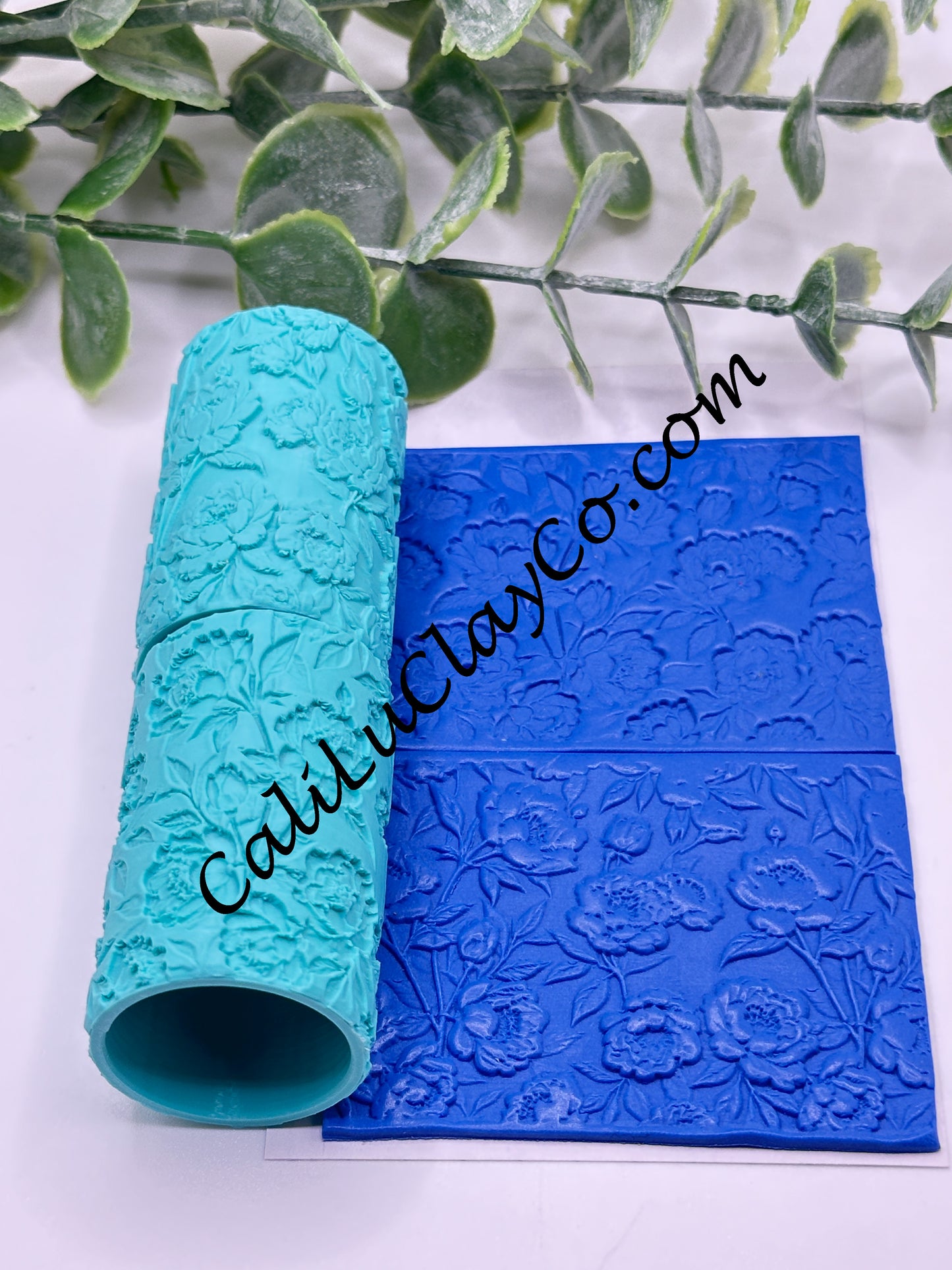 Heirloom Roses #1 Texture Roller for Polymer Clay/Fondant/Cookie Dough