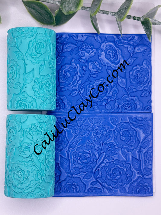 Heirloom Roses #2 Texture Roller for Polymer Clay/Fondant/Cookie Dough
