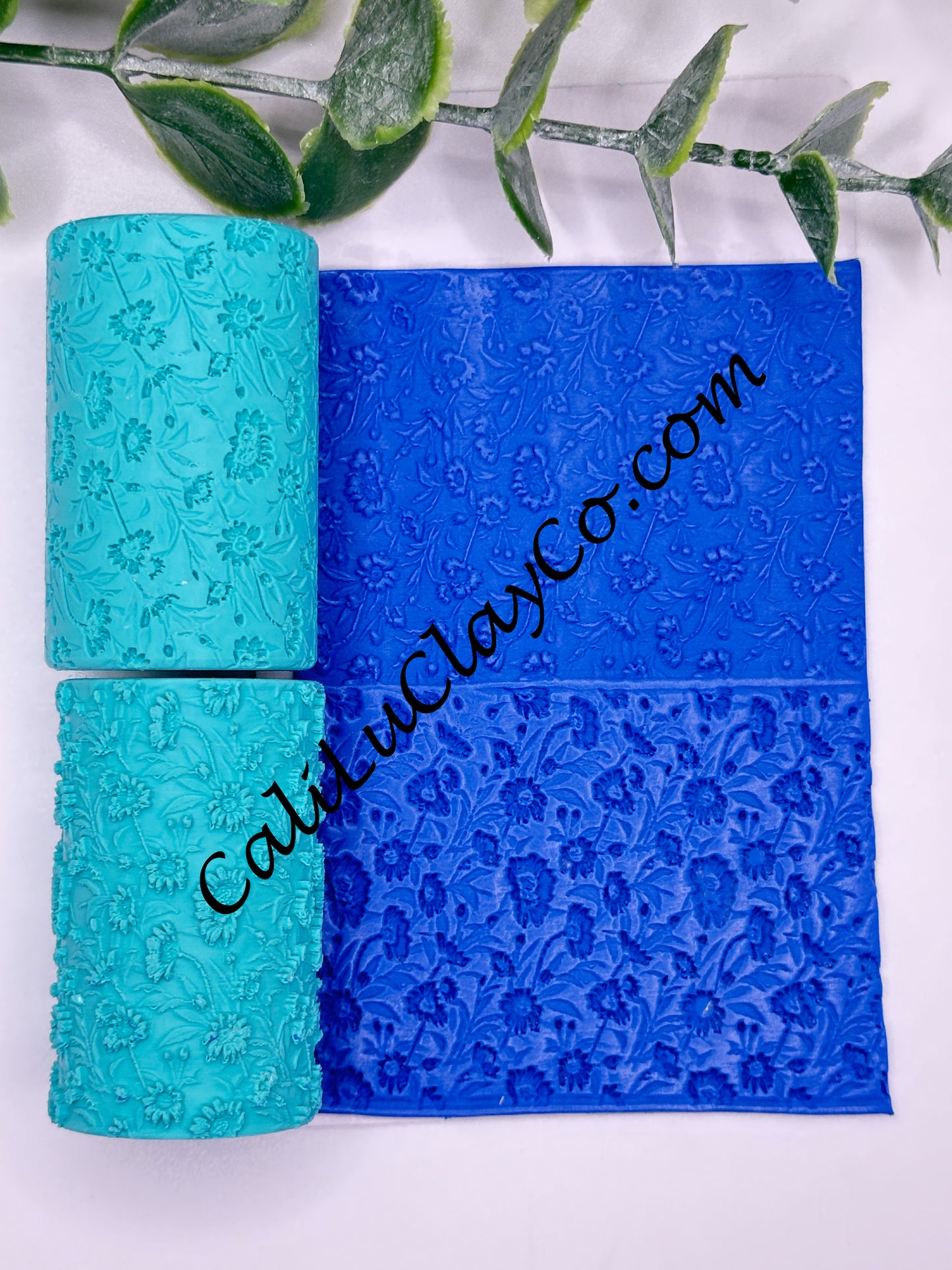 Wild Daisies Texture Roller for Polymer Clay/Fondant/Cookie Dough