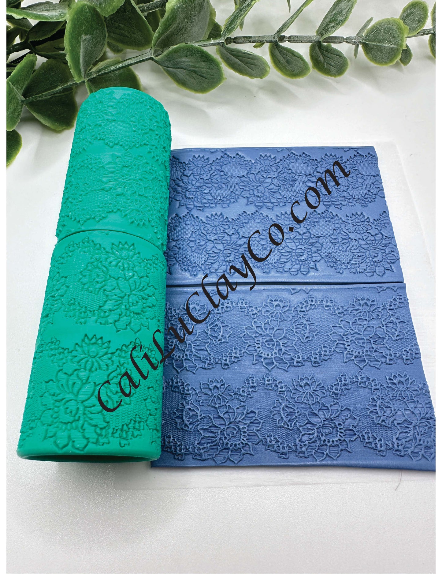 Floral Lace #1 Texture Roller for Polymer Clay/Fondant/Cookie Dough