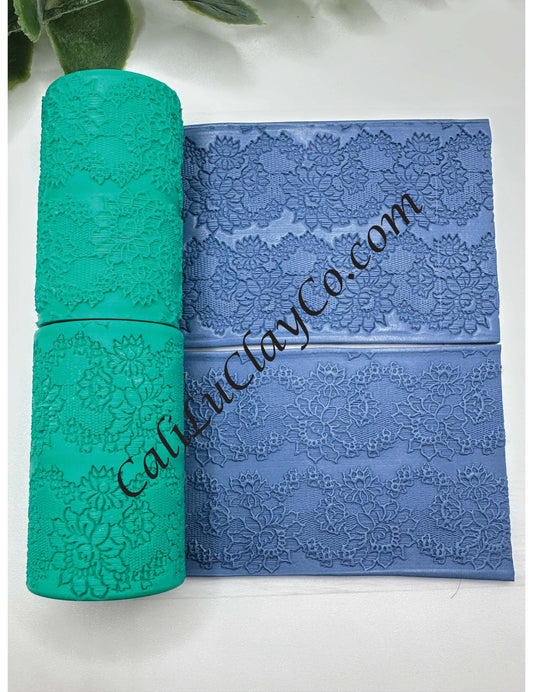 Floral Lace #1 Texture Roller for Polymer Clay/Fondant/Cookie Dough