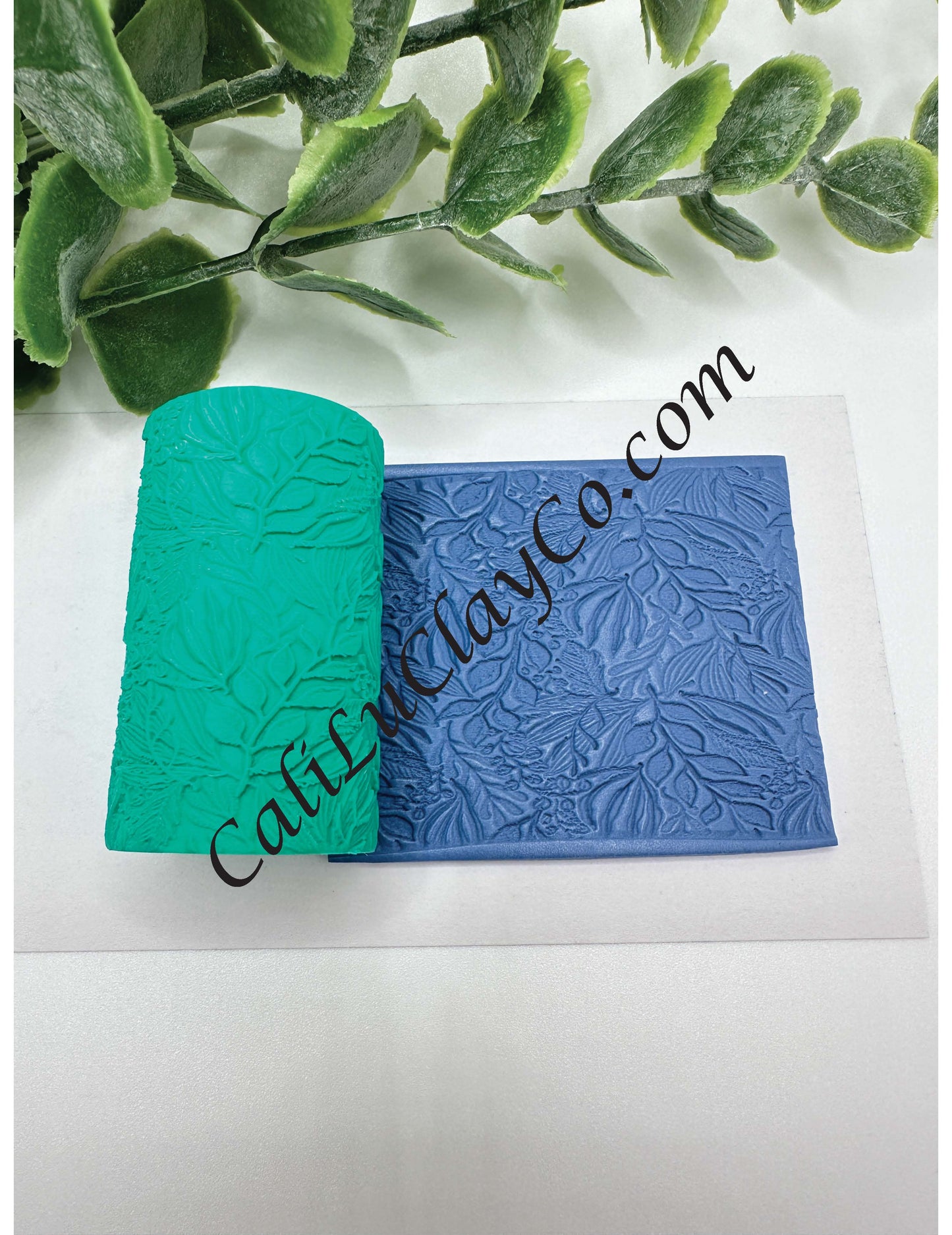 Beautiful Foliage Polymer Clay / Cookie Dough Texture Roller