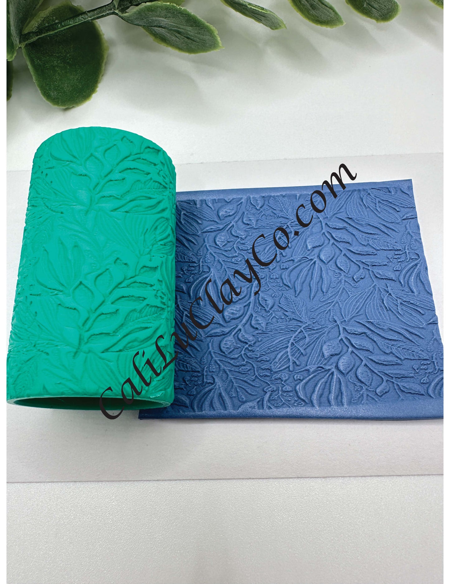 Beautiful Foliage Polymer Clay / Cookie Dough Texture Roller