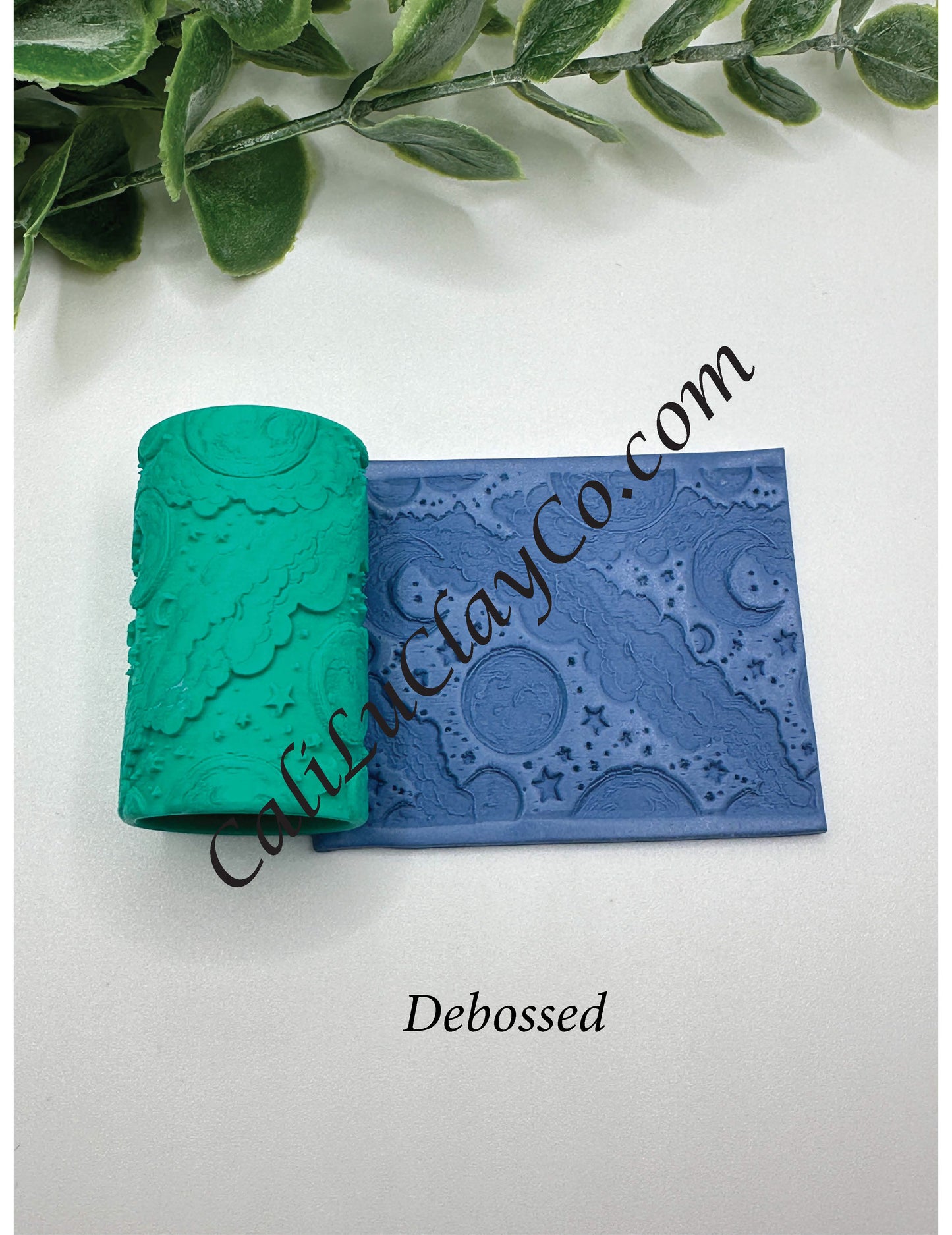 Celestial Clouds Polymer Clay / Cookie Dough Texture Roller