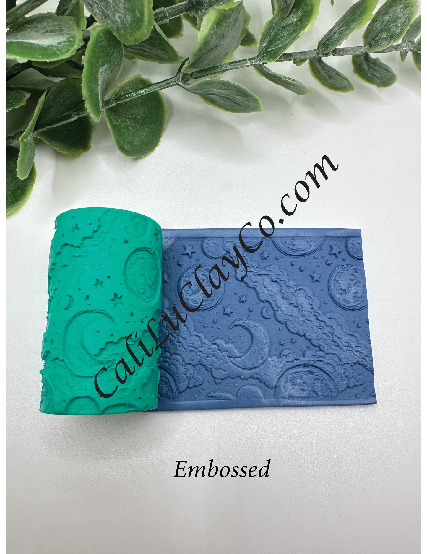 Celestial Clouds Polymer Clay / Cookie Dough Texture Roller