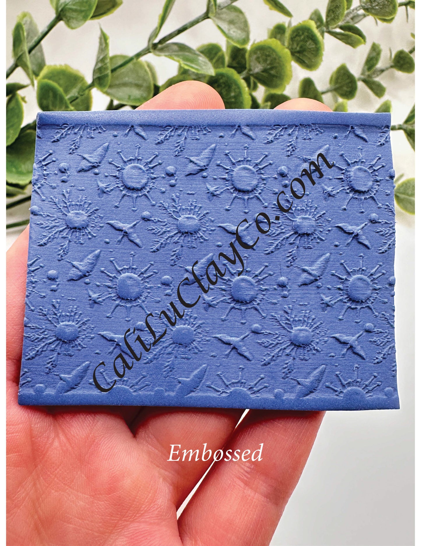 Celestial Winter Polymer Clay / Cookie Dough Texture Roller
