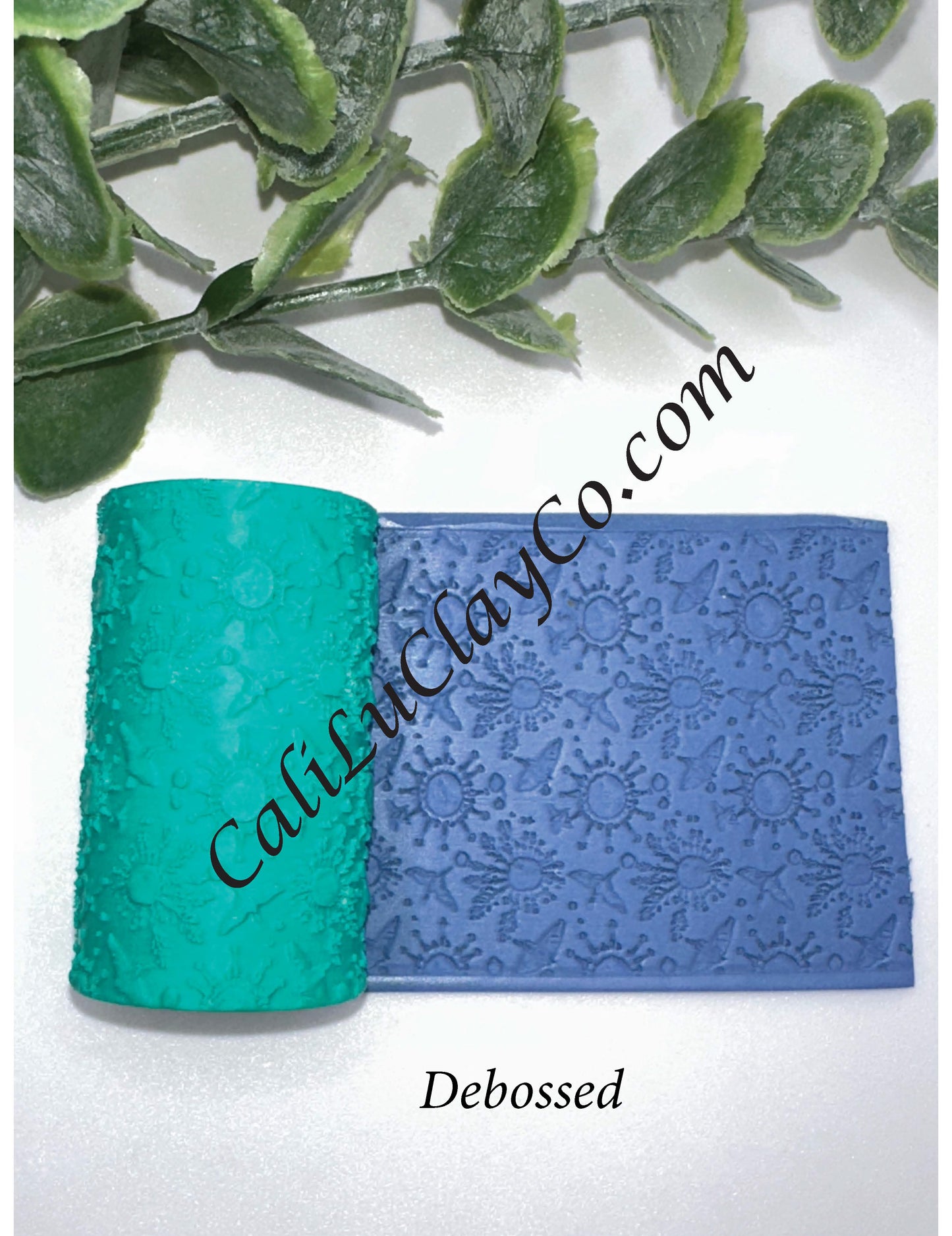 Celestial Winter Polymer Clay / Cookie Dough Texture Roller