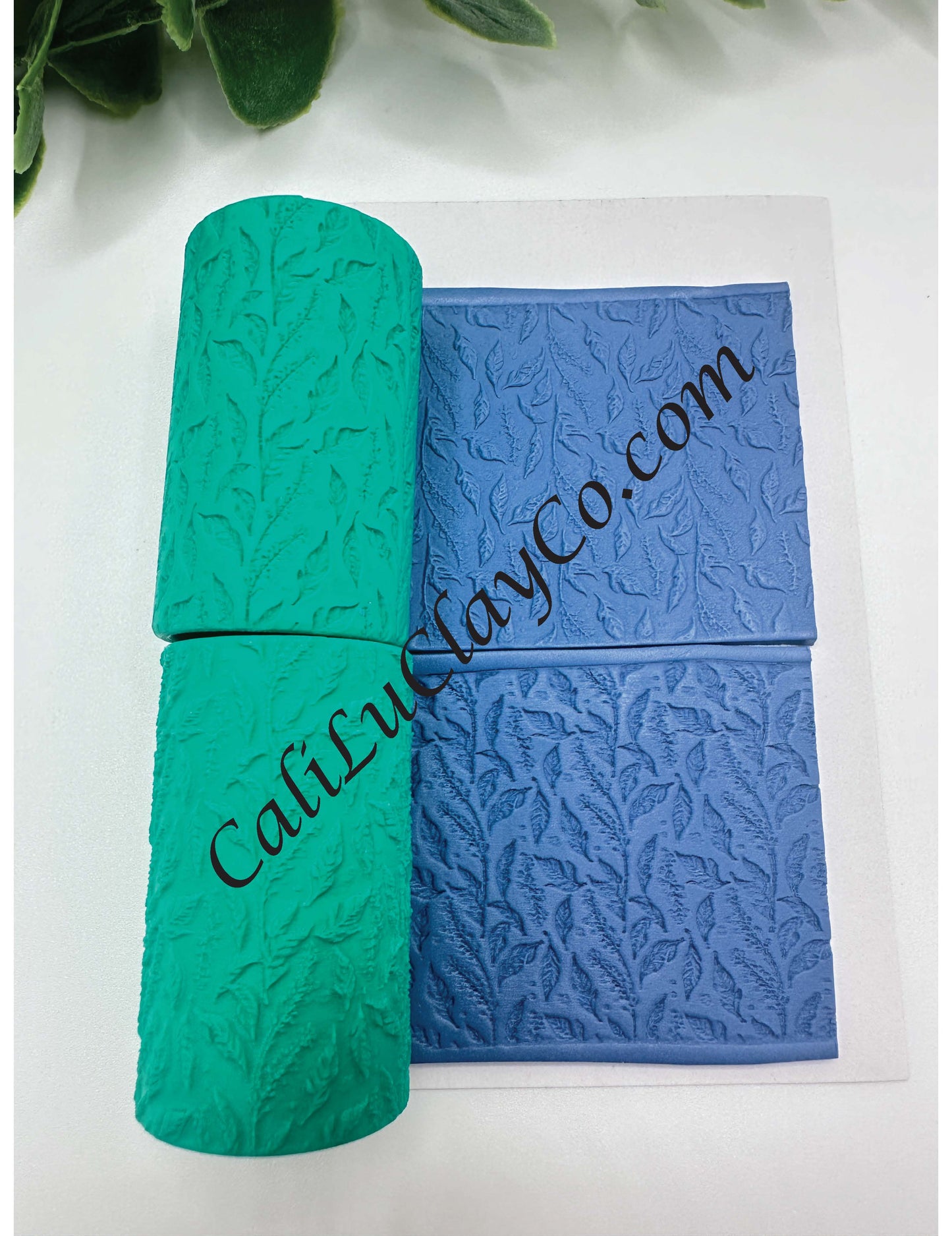 Feathery Leaves (Tiny Leaves) Texture Roller for Polymer Clay/Fondant/Cookie Dough