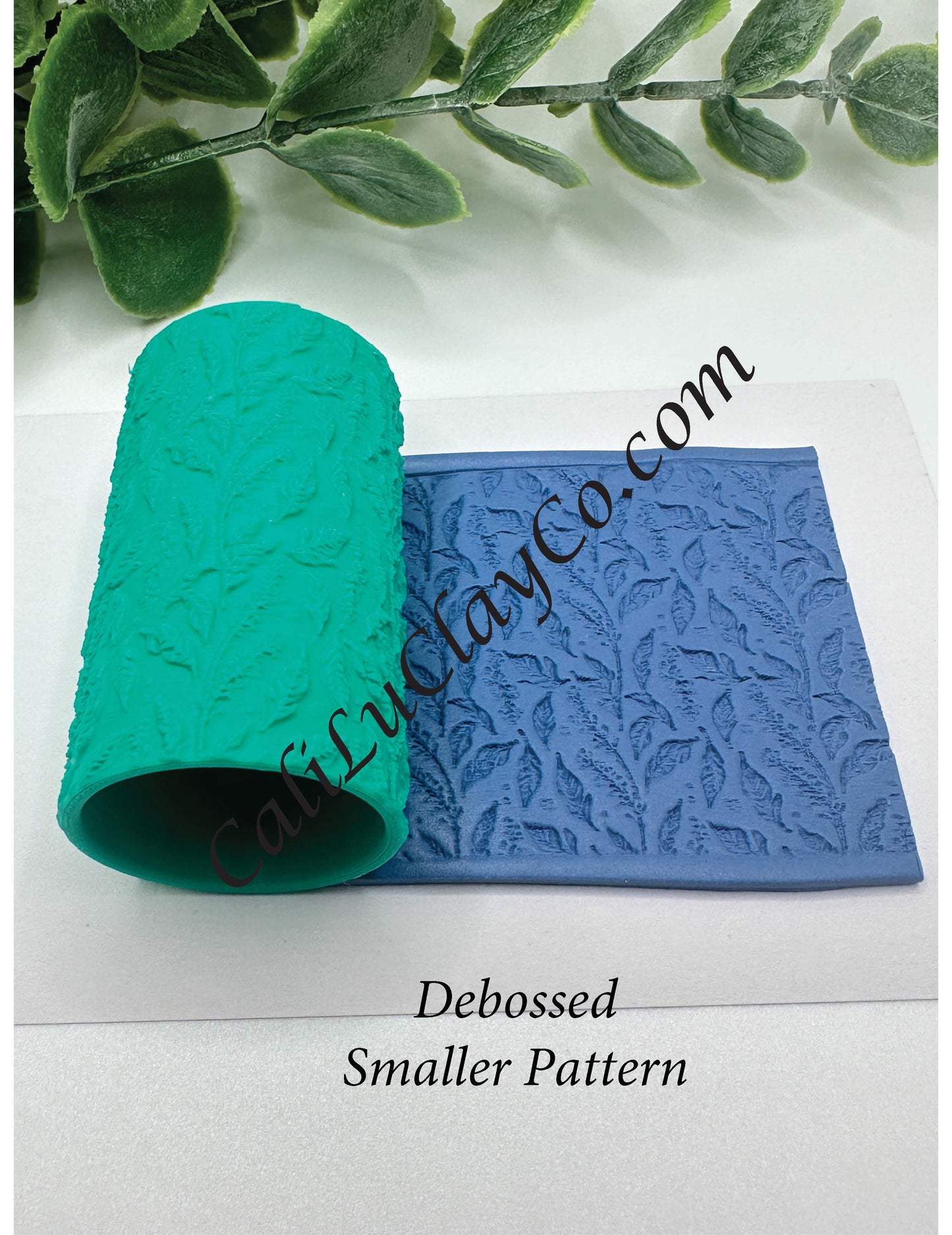 Feathery Leaves (Tiny Leaves) Texture Roller for Polymer Clay/Fondant/Cookie Dough