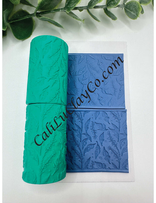 Feathery Leaves (Large Leaves) Texture Roller for Polymer Clay/Fondant/Cookie Dough