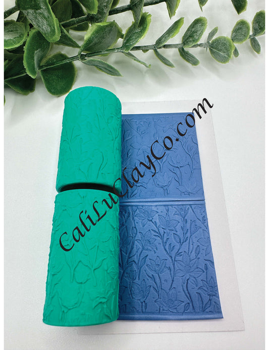 Stargazer Lilies Texture Roller for Polymer Clay/Fondant/Cookie Dough