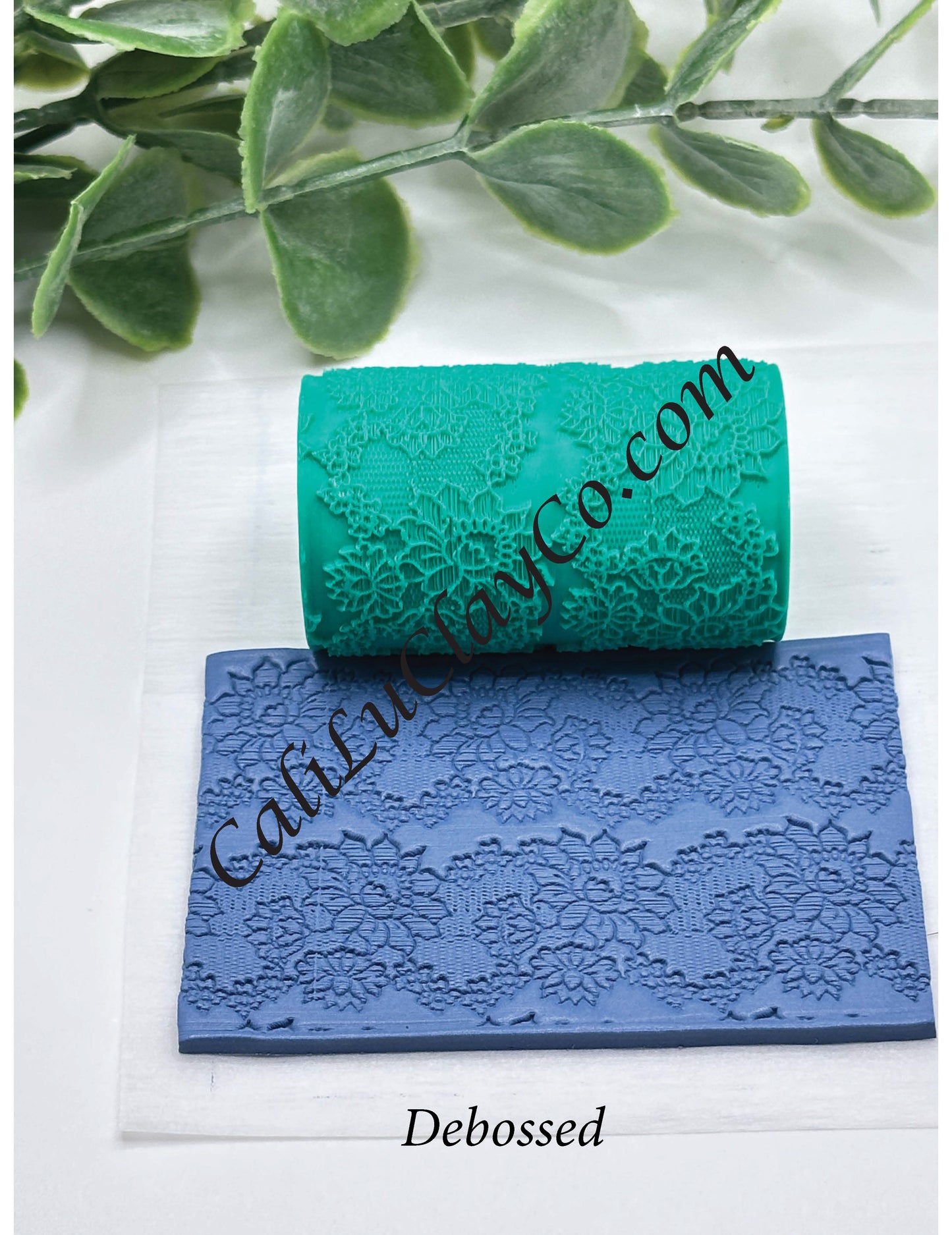 Floral Lace #1 Texture Roller for Polymer Clay/Fondant/Cookie Dough
