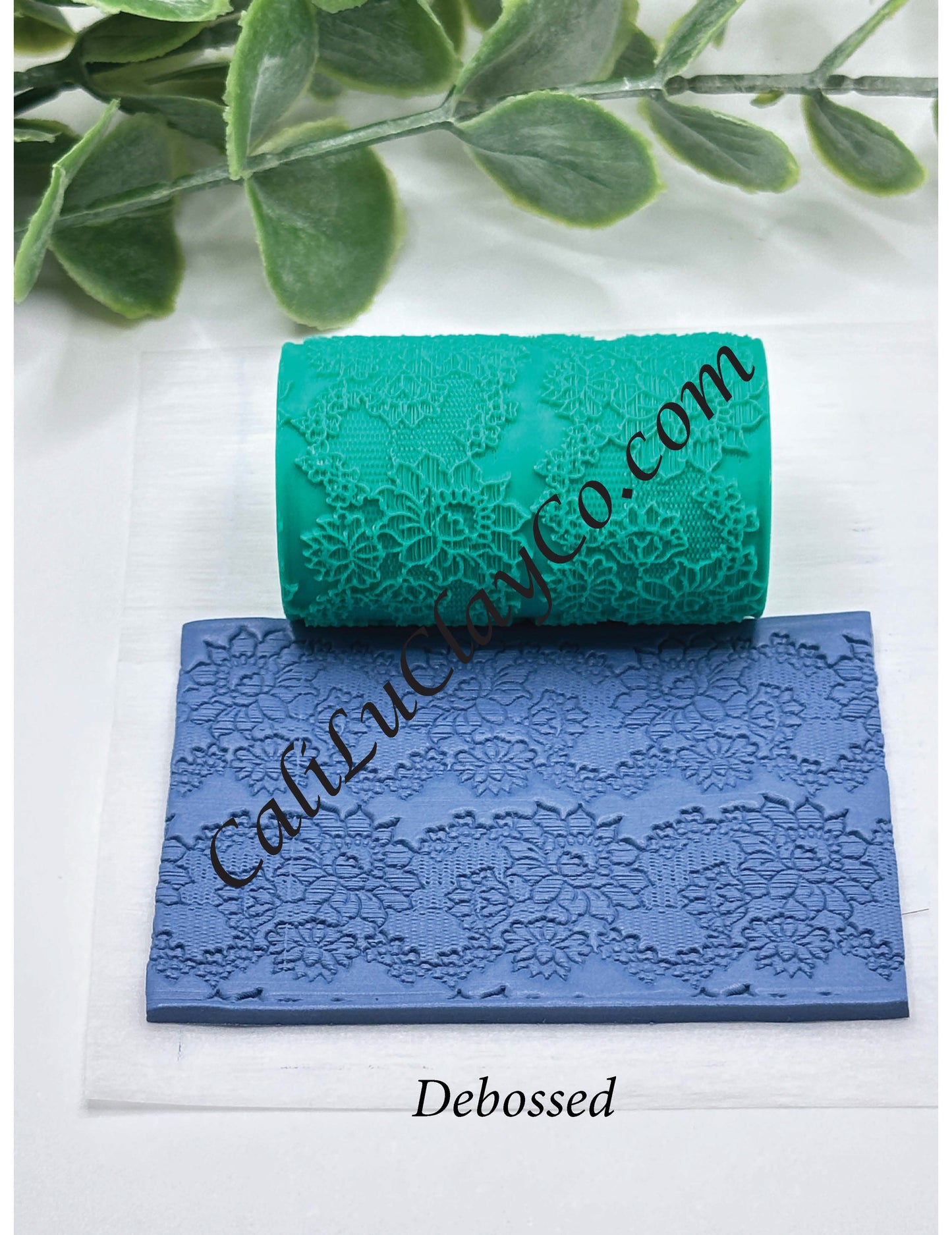 Floral Lace #1 Texture Roller for Polymer Clay/Fondant/Cookie Dough