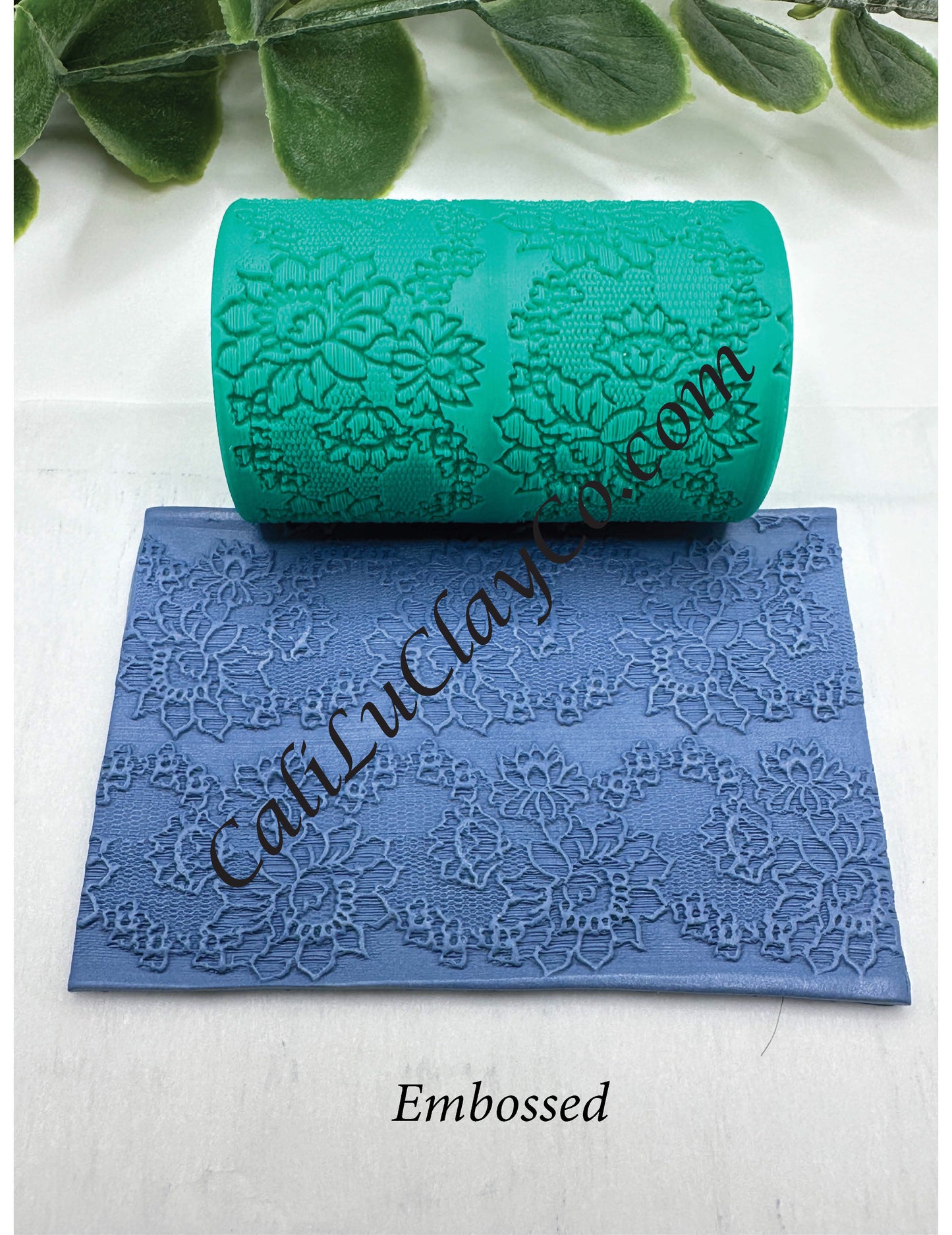 Floral Lace #1 Texture Roller for Polymer Clay/Fondant/Cookie Dough