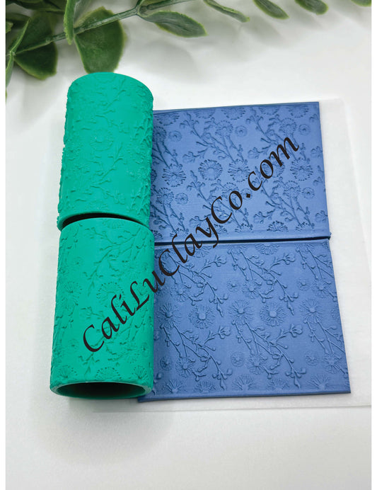 Dandelions Texture Roller for Polymer Clay/Fondant/Cookie Dough