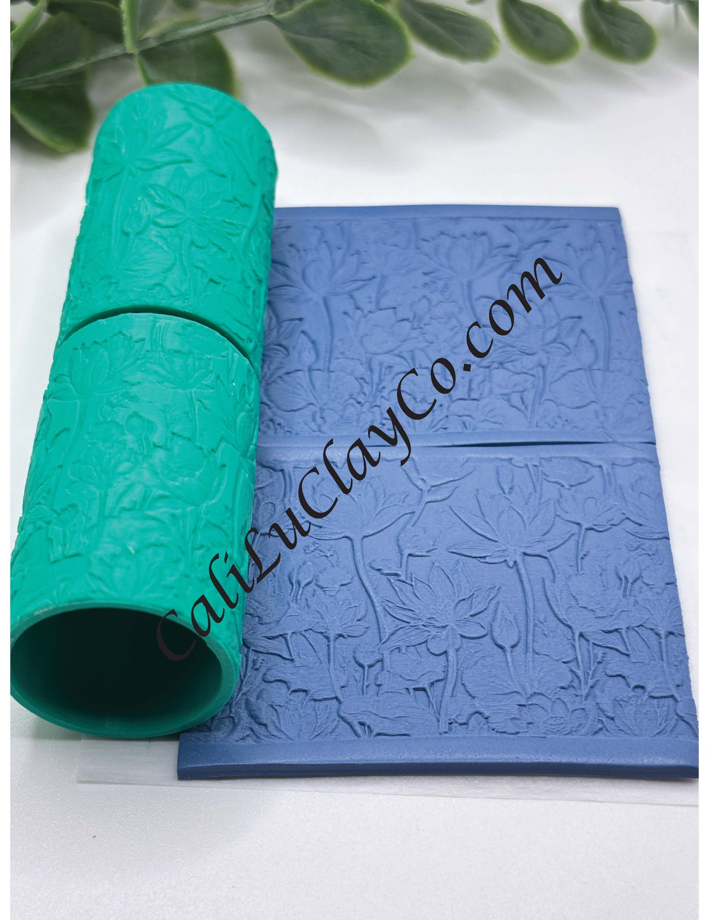 Lotus #2 Texture Roller for Polymer Clay/Fondant/Cookie Dough