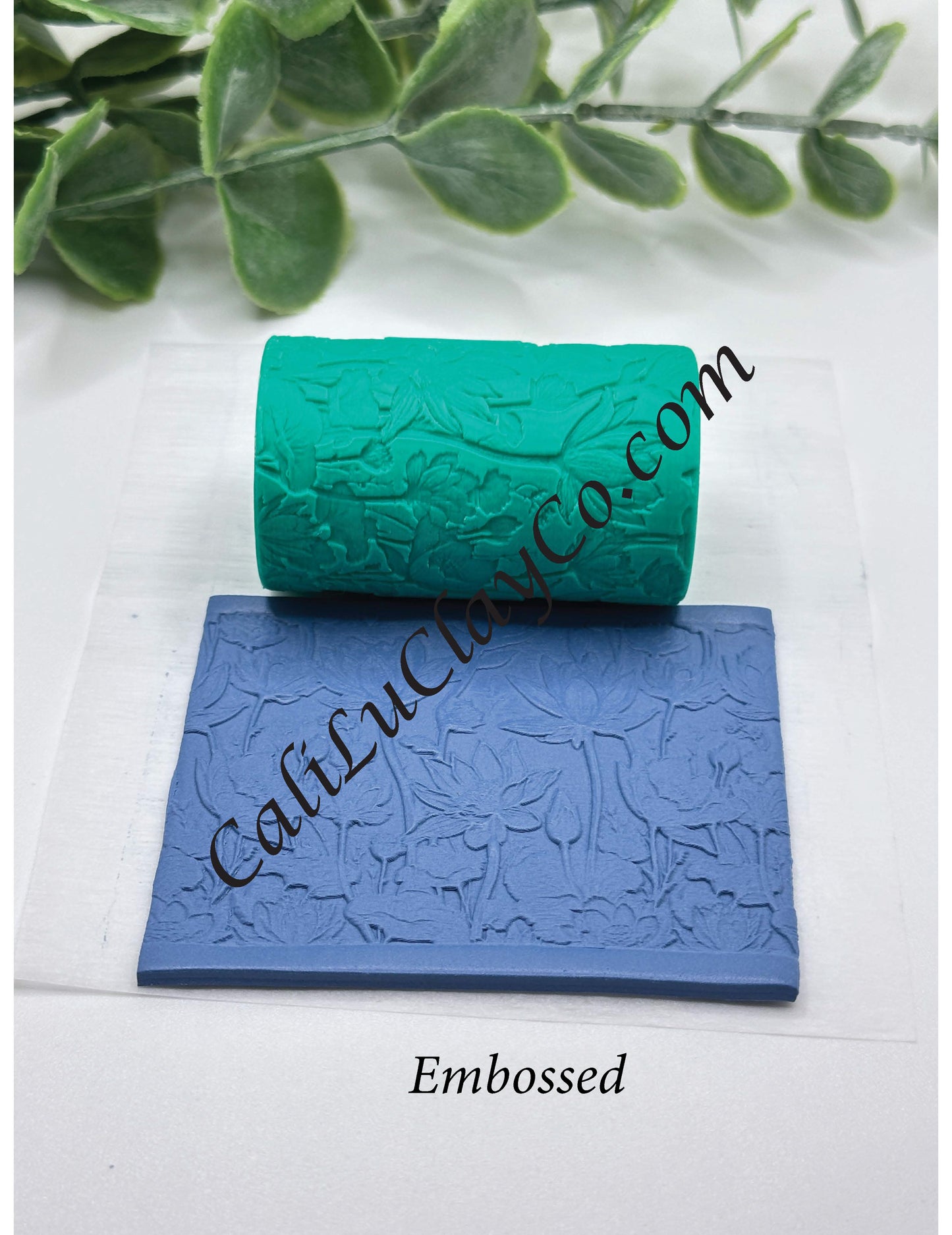 Lotus #2 Texture Roller for Polymer Clay/Fondant/Cookie Dough