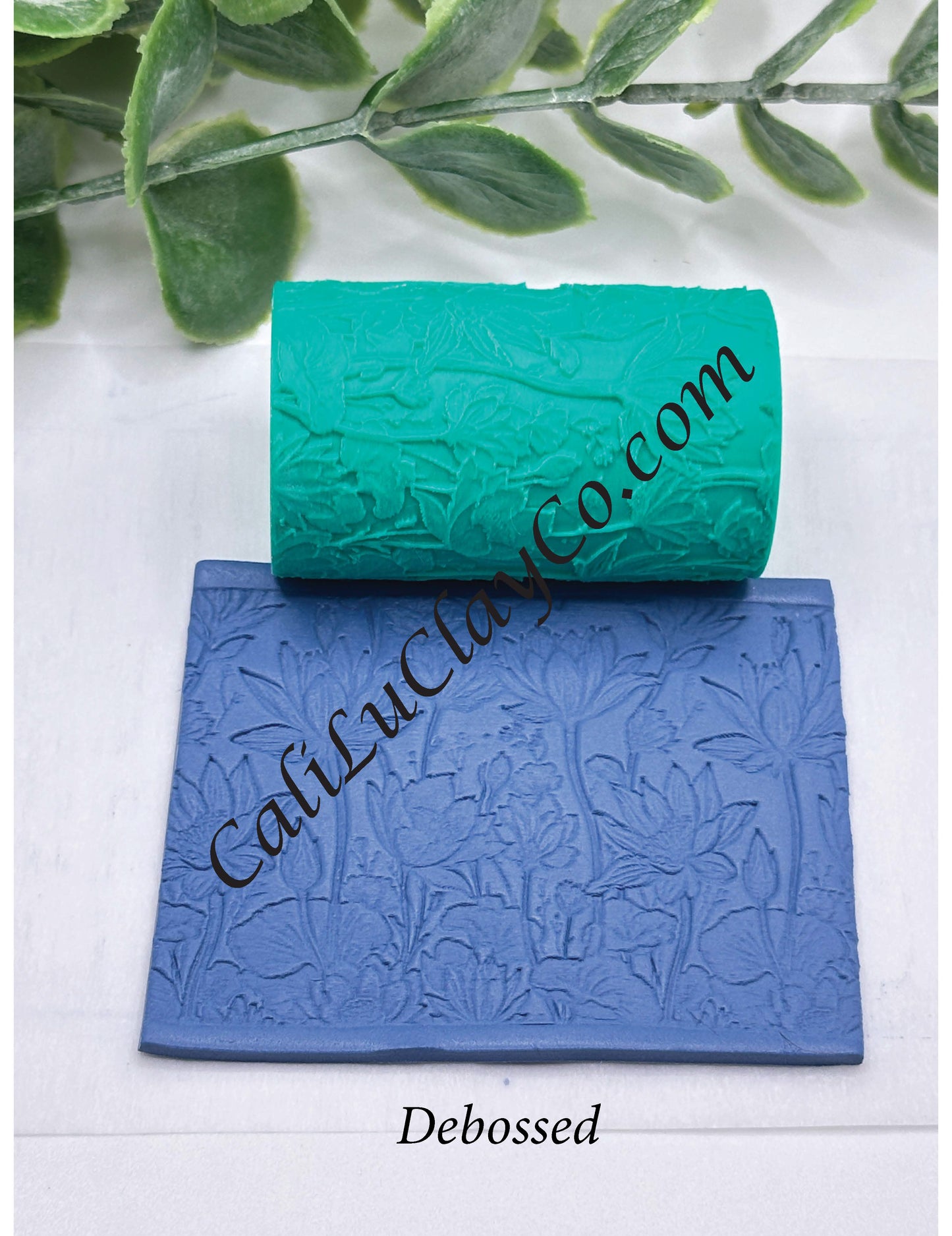Lotus #2 Texture Roller for Polymer Clay/Fondant/Cookie Dough