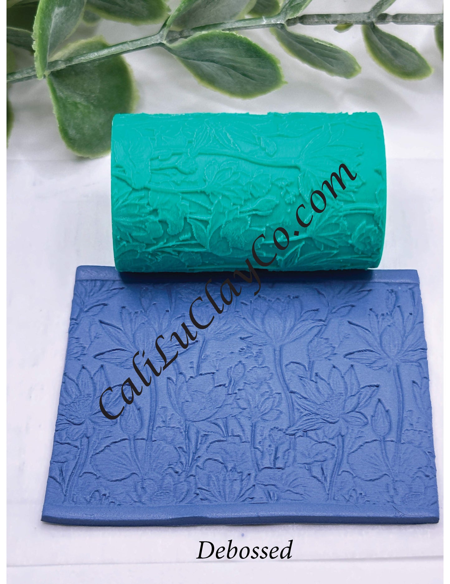 Lotus #2 Texture Roller for Polymer Clay/Fondant/Cookie Dough
