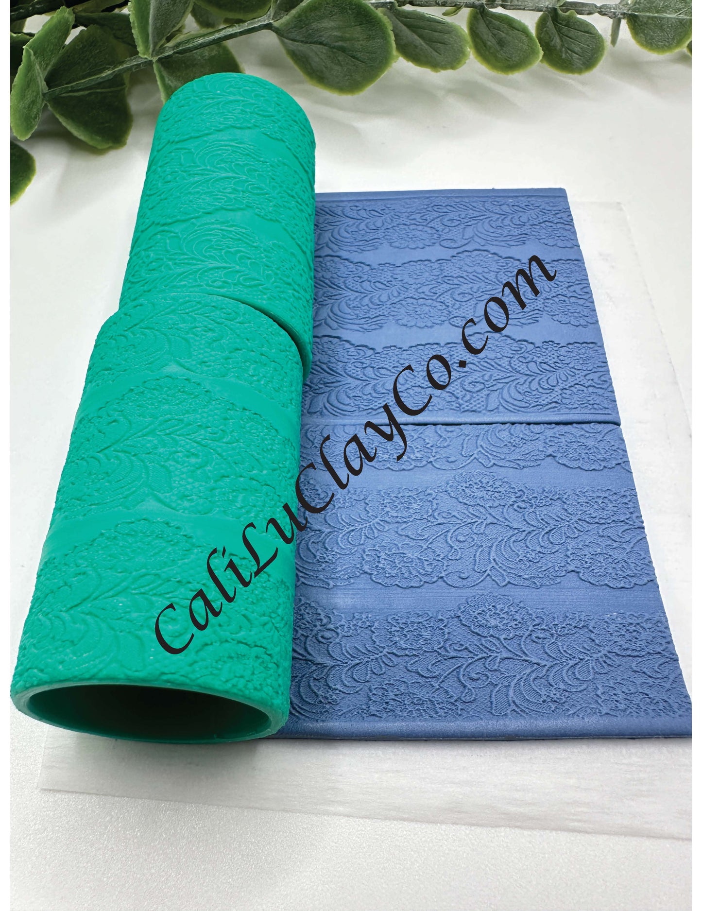 Floral Lace #2 Texture Roller for Polymer Clay/Fondant/Cookie Dough