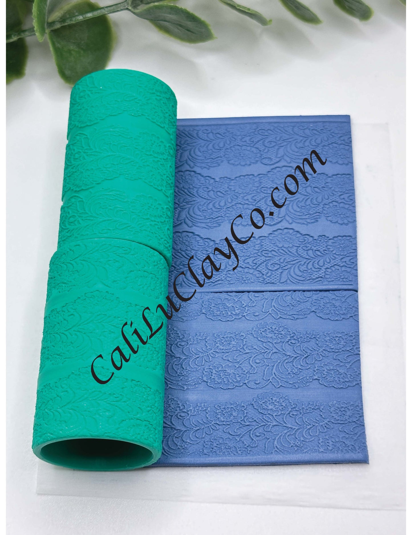 Floral Lace #2 Texture Roller for Polymer Clay/Fondant/Cookie Dough