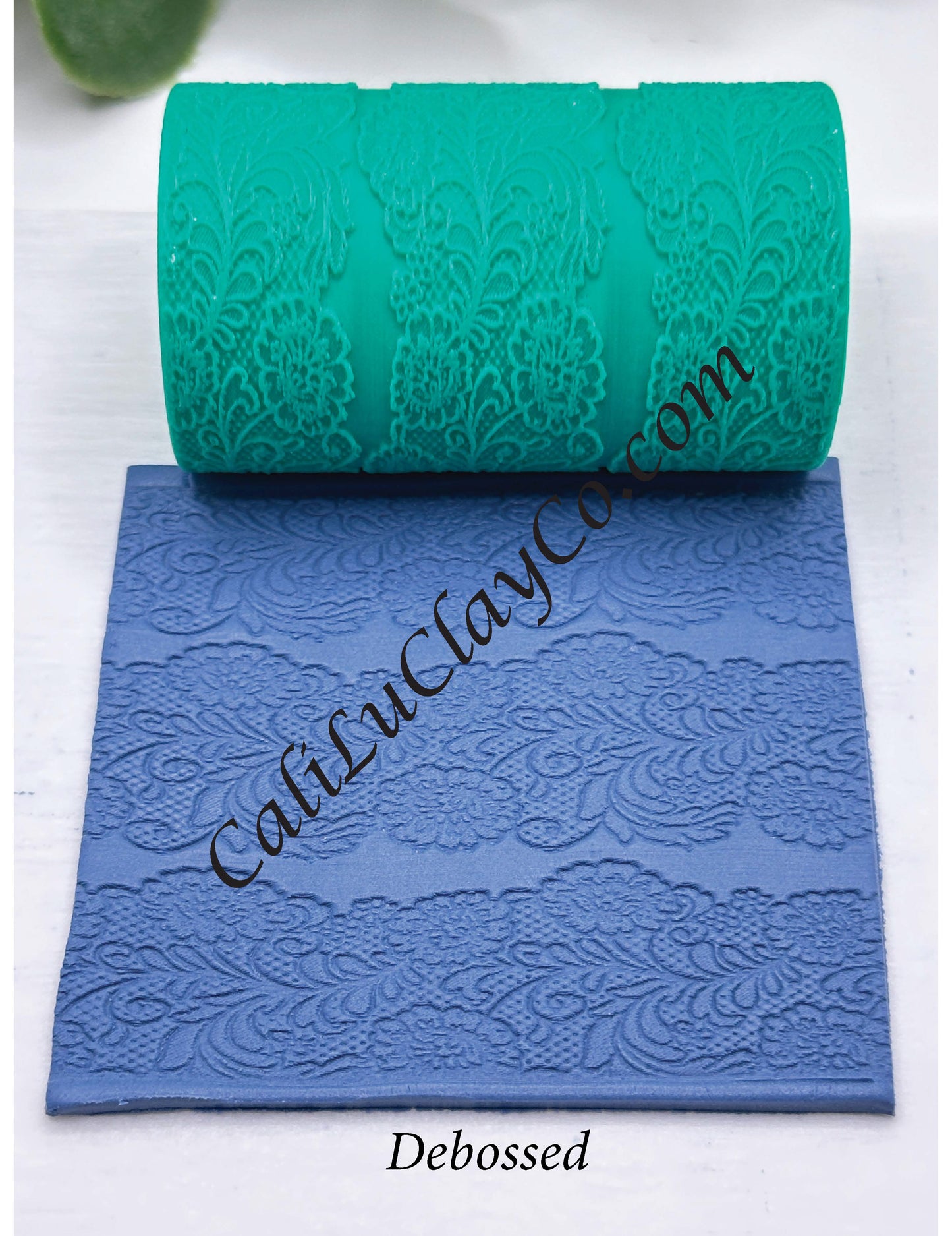 Floral Lace #2 Texture Roller for Polymer Clay/Fondant/Cookie Dough