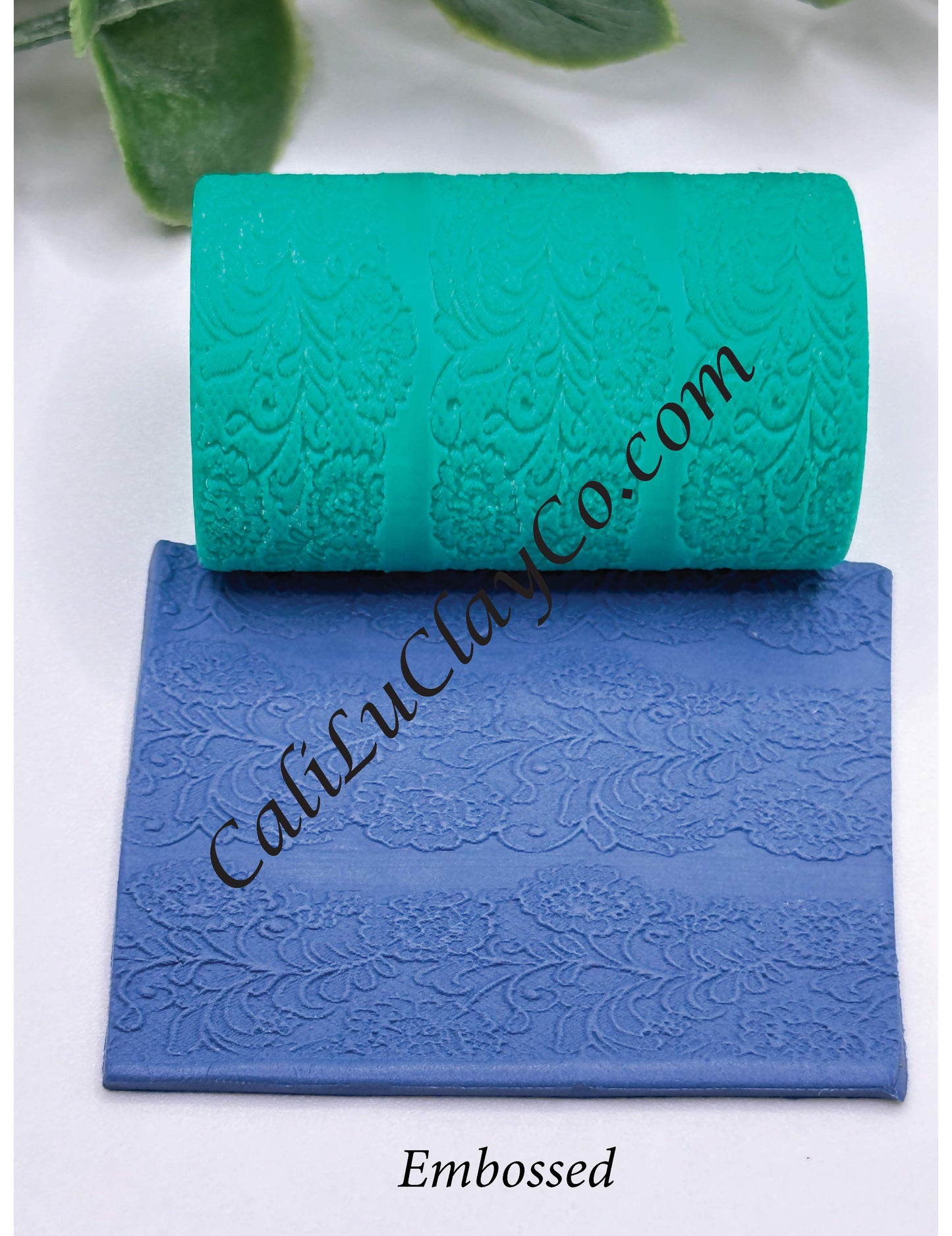 Floral Lace #2 Texture Roller for Polymer Clay/Fondant/Cookie Dough