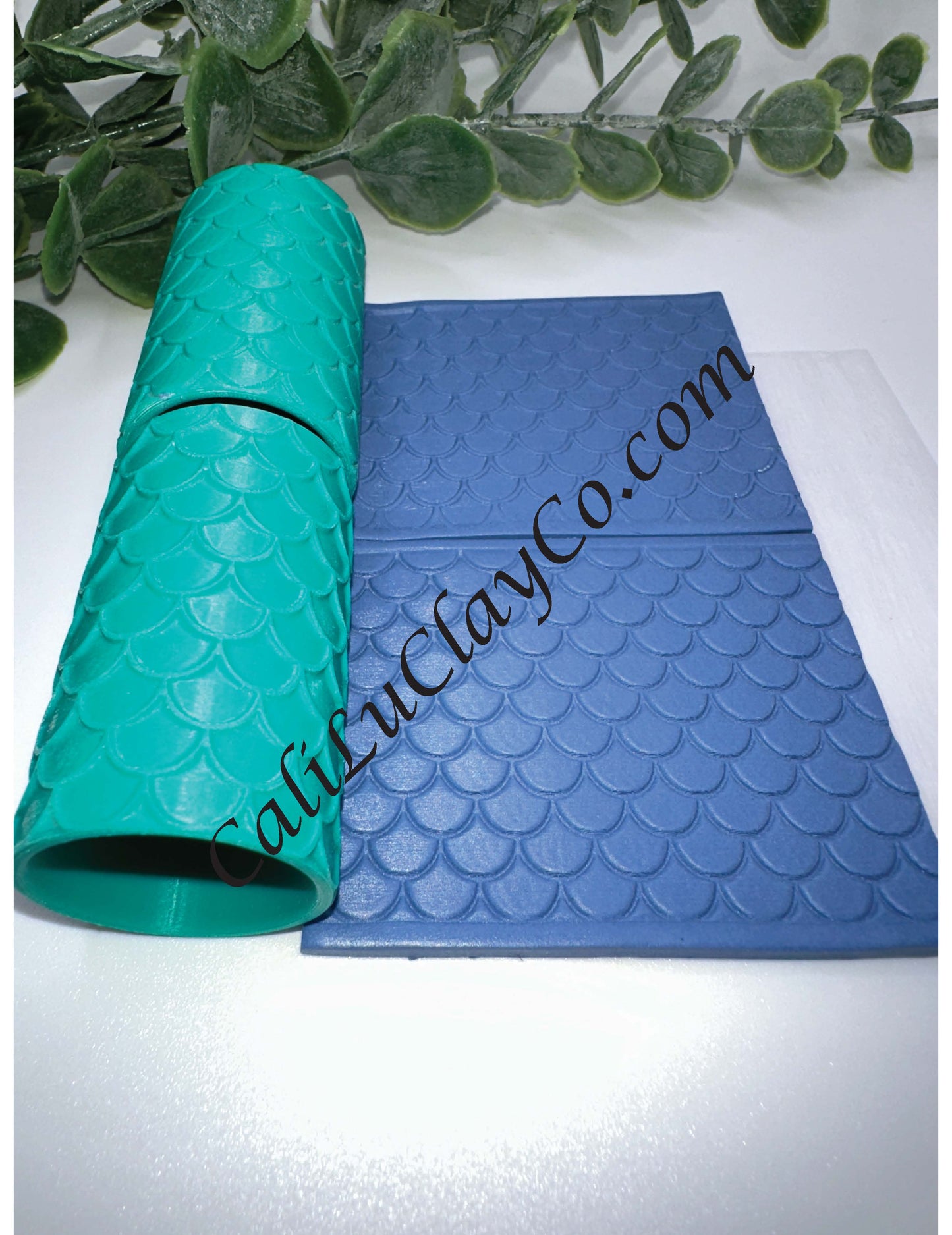 Mermaid Scales (Large) Texture Roller for Polymer Clay/Fondant/Cookie Dough