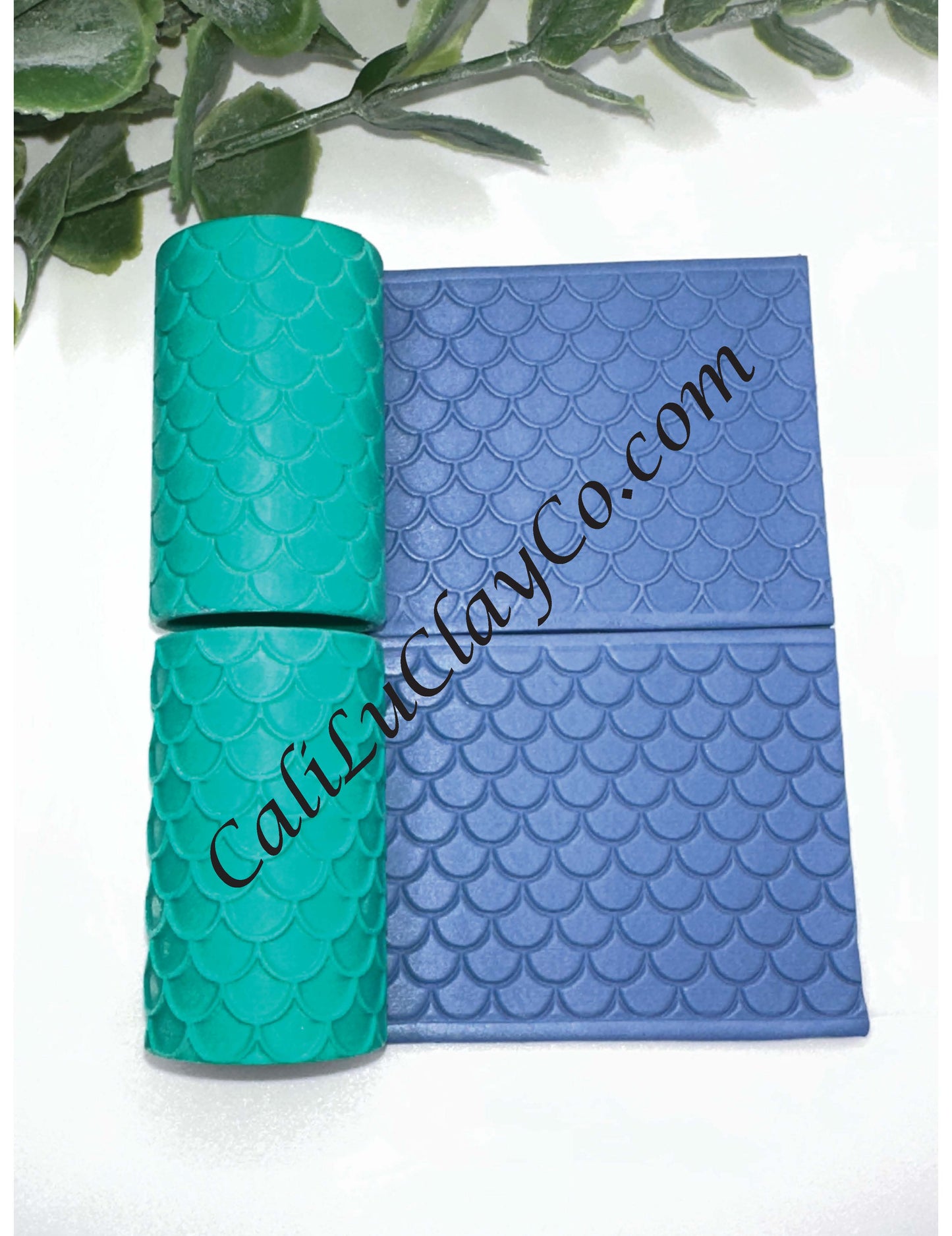 Mermaid Scales (Large) Texture Roller for Polymer Clay/Fondant/Cookie Dough