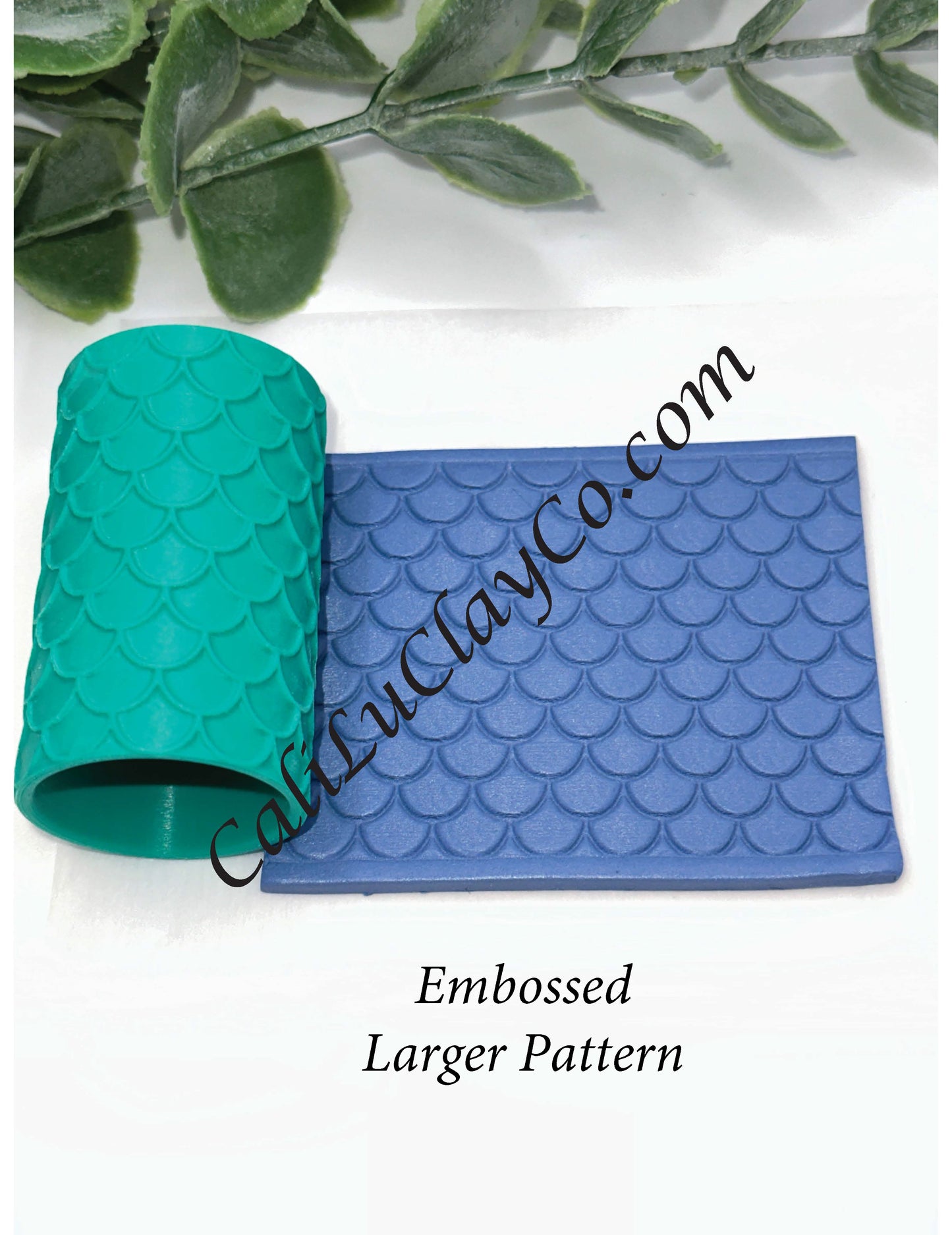 Mermaid Scales (Large) Texture Roller for Polymer Clay/Fondant/Cookie Dough
