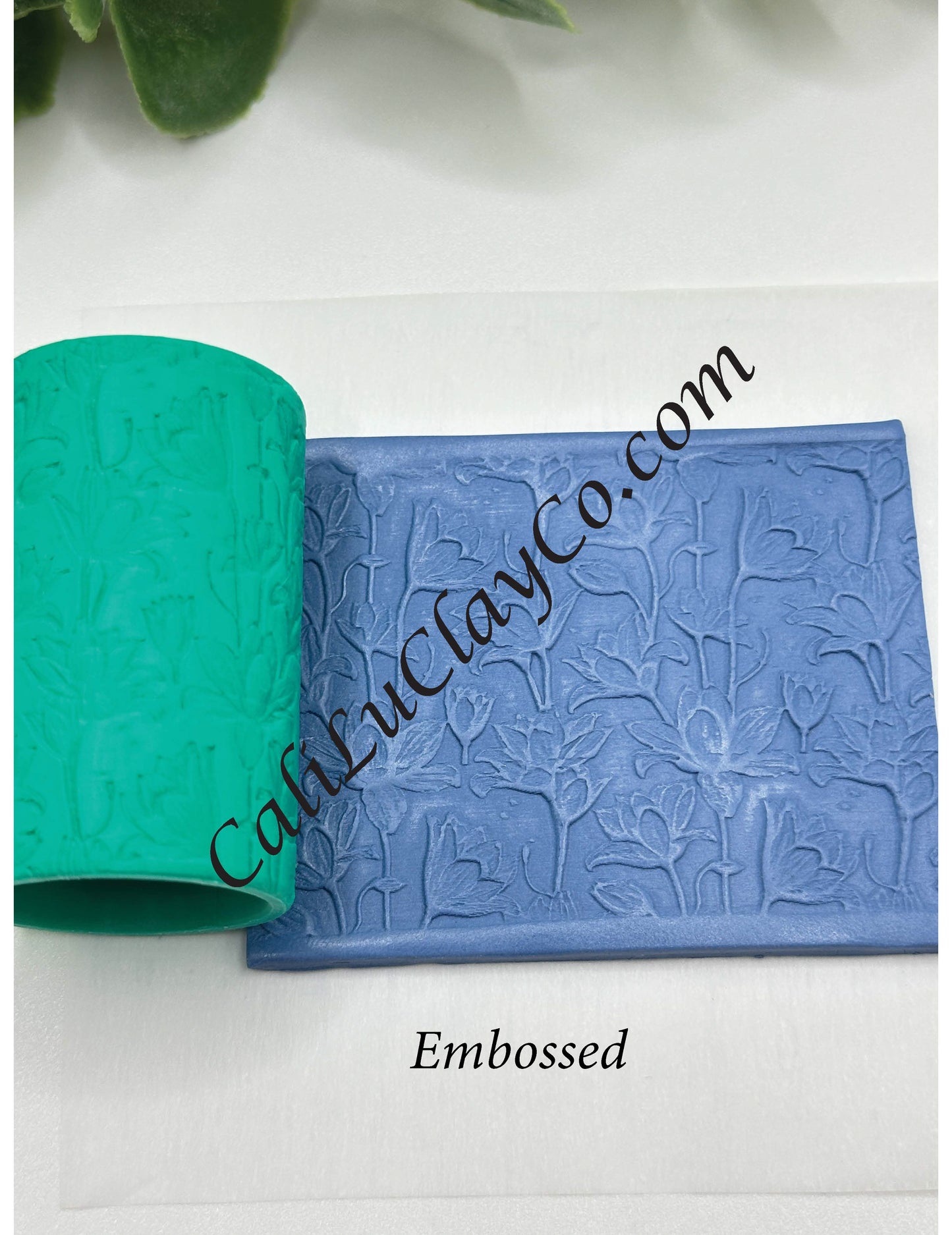 Lotus #1 Texture Roller for Polymer Clay/Fondant/Cookie Dough